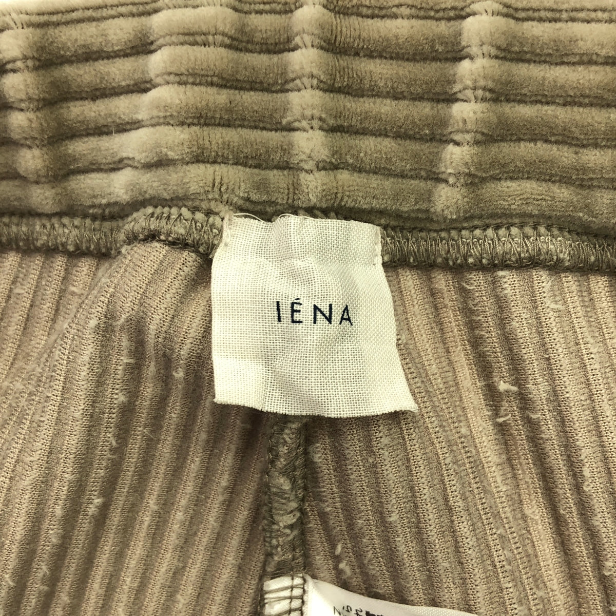 IENA / 예나 | 코듀로이 저지 팬츠 | 38 | 그레이지 | 여성