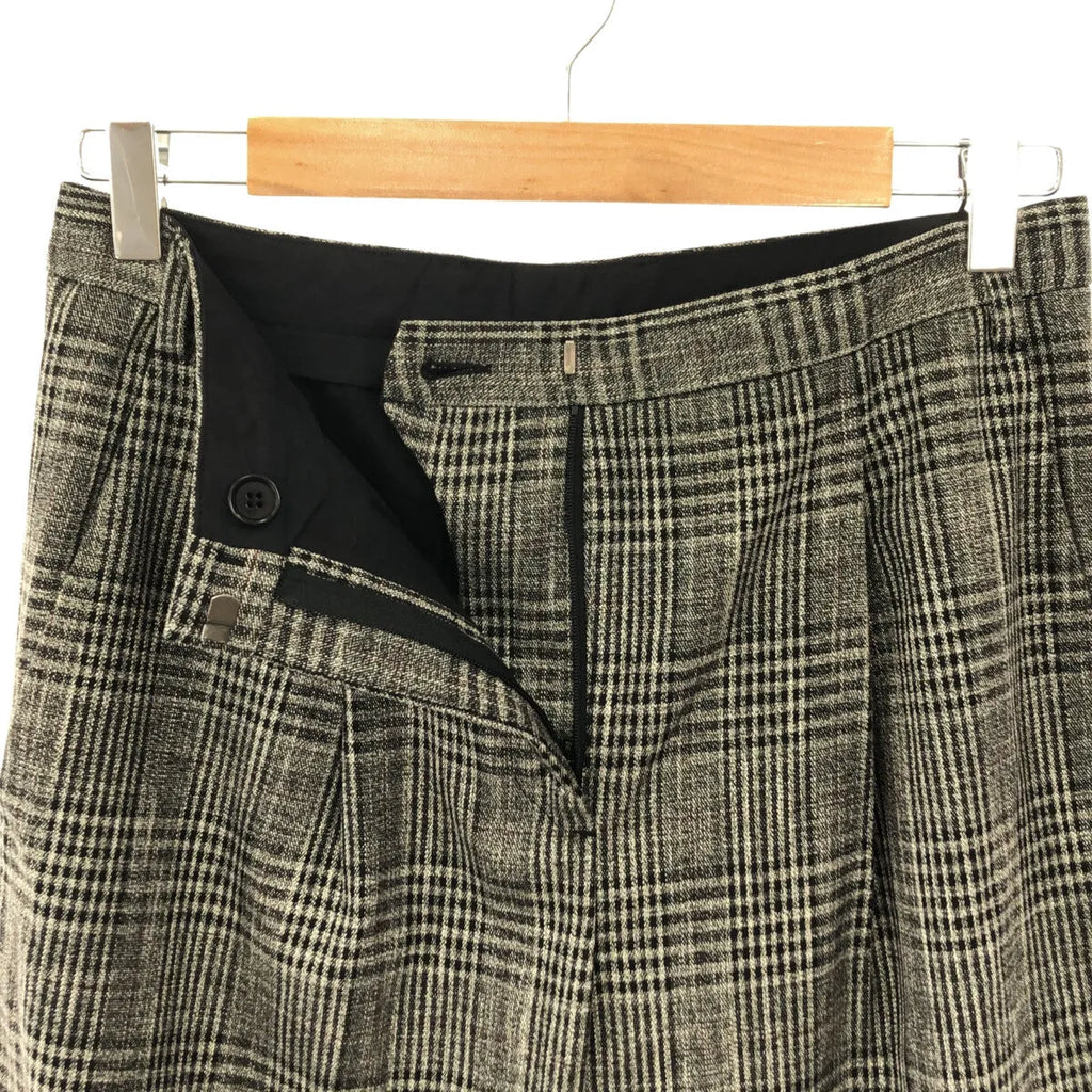 ASPESI / アスペジ | レーヨン混 チェックスラックス | 40 | グレー | レディース