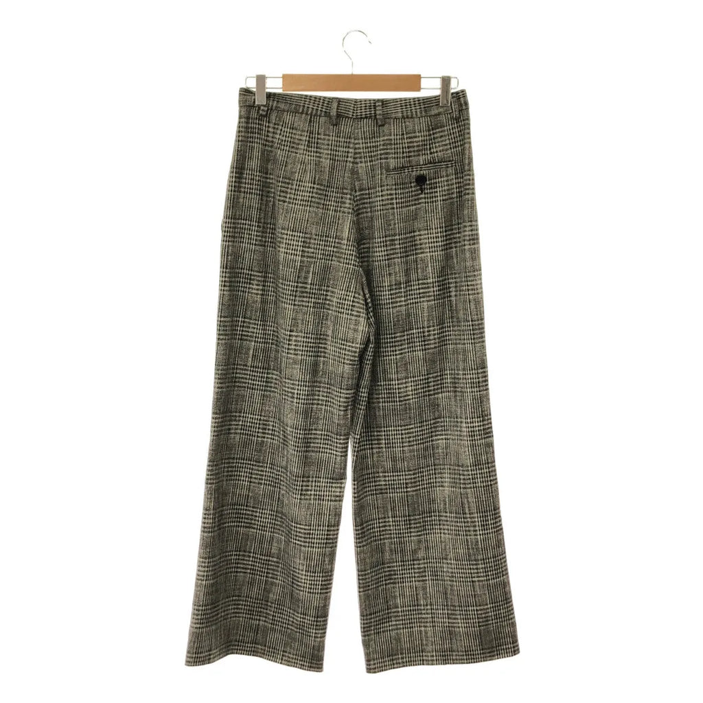 ASPESI / アスペジ | レーヨン混 チェックスラックス | 40 | グレー | レディース