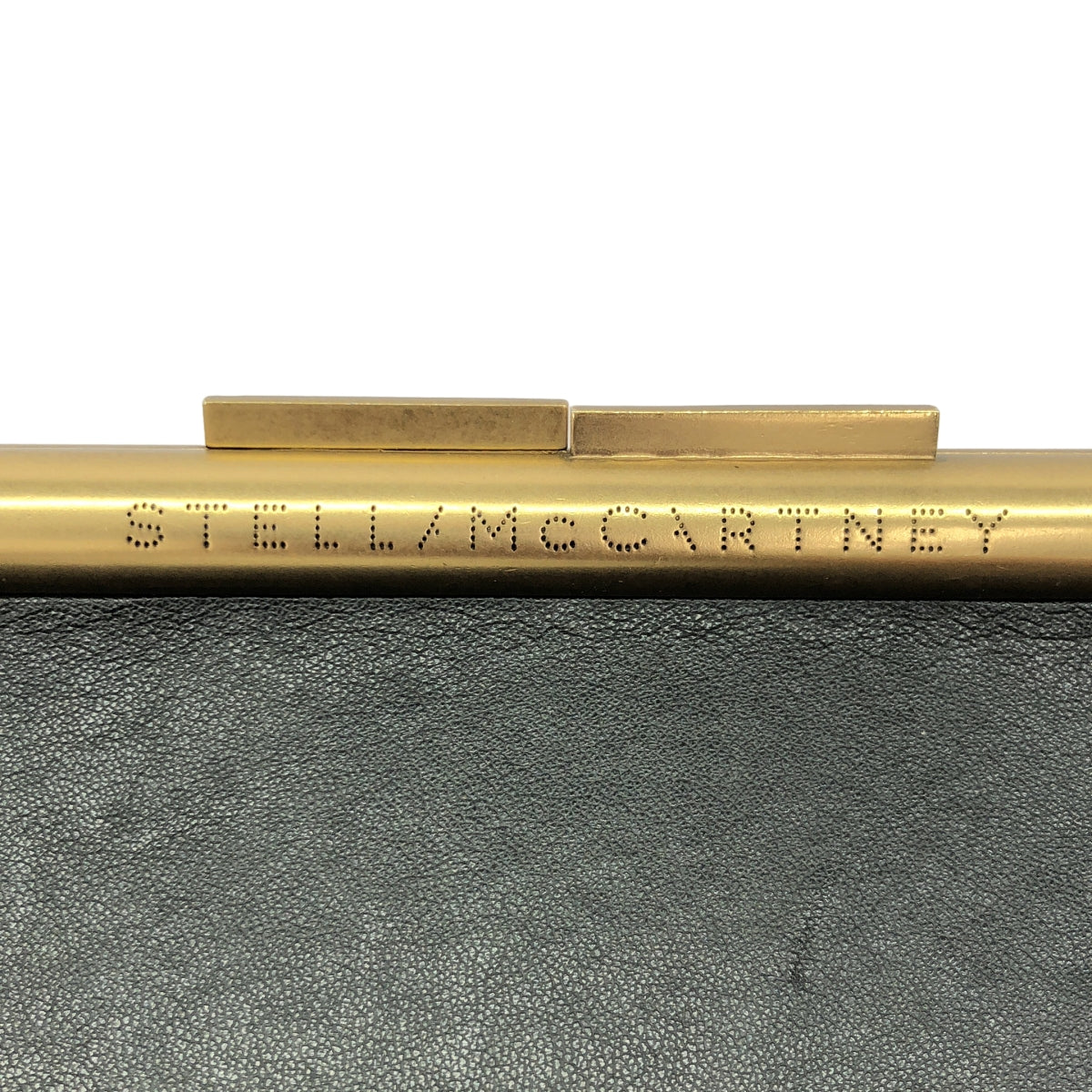 [狀況極佳] STELLA McCARTNEY | 中型粗鍊兩用單肩包 | 金色/黑色 | 女款