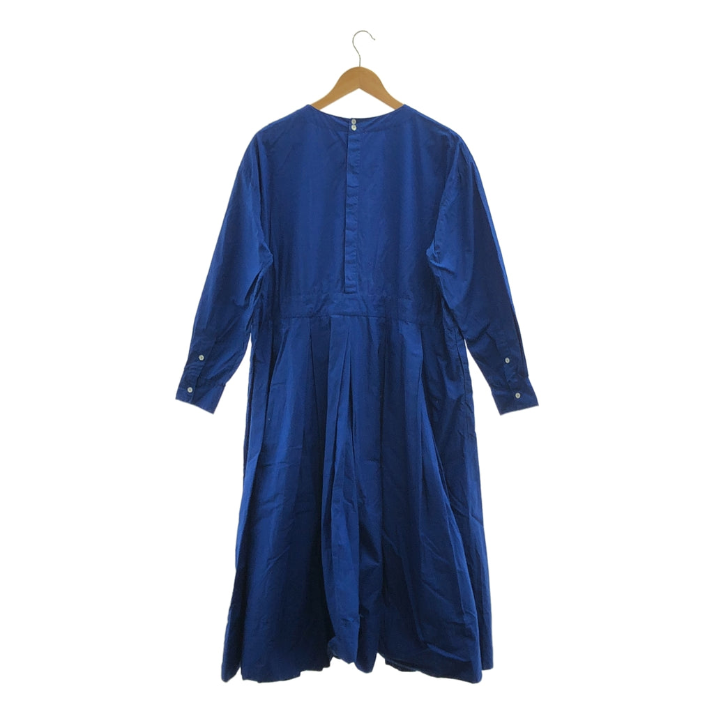 veritecoeur | 後幅褶襉連身裙 | F碼 | 藍色 | 女裝