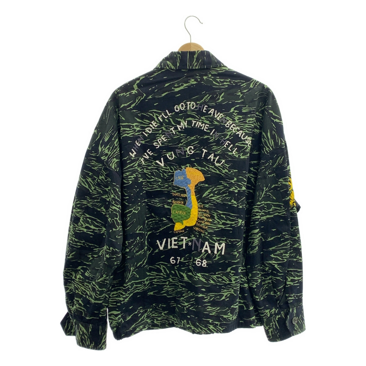 N.HOOLYWOOD / エヌハリウッド | VIETNAM JACKET CAMO 迷彩柄 ベトナムジャケット ベトジャン | 38 | メンズ