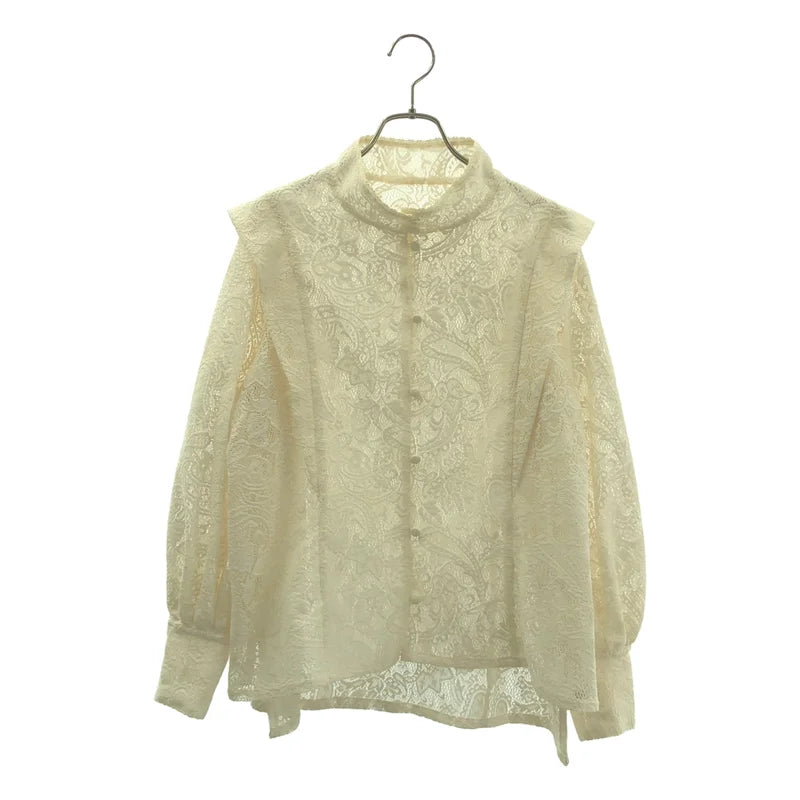 foufou / フーフー | front tuck lace blouse / フロント タック レース ブラウス |