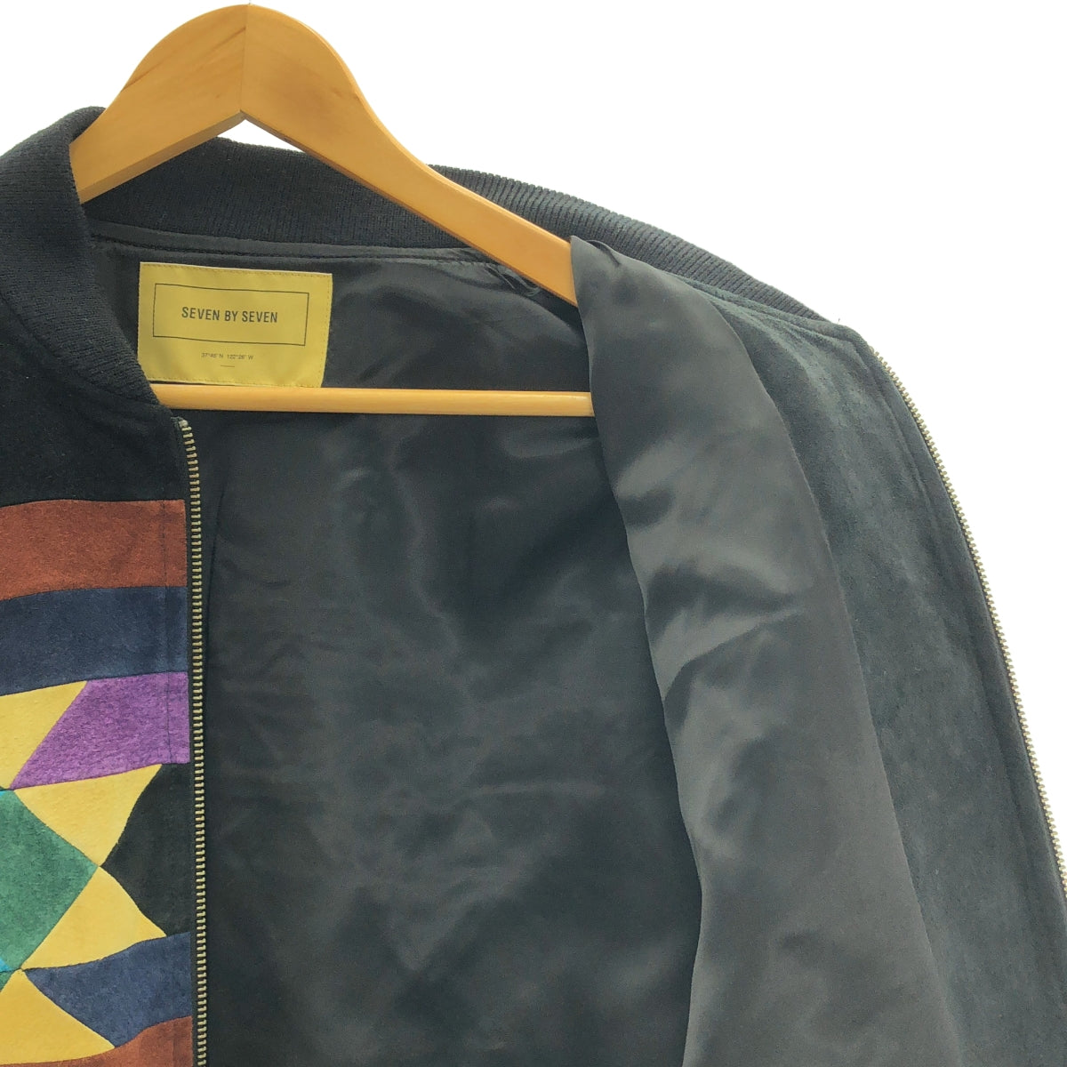 SEVEN BY SEVEN / Seven by Seven | x International Gallery BEAMS 獨家款原生絨面皮革外套 | S 碼 | 黑色 | 男款