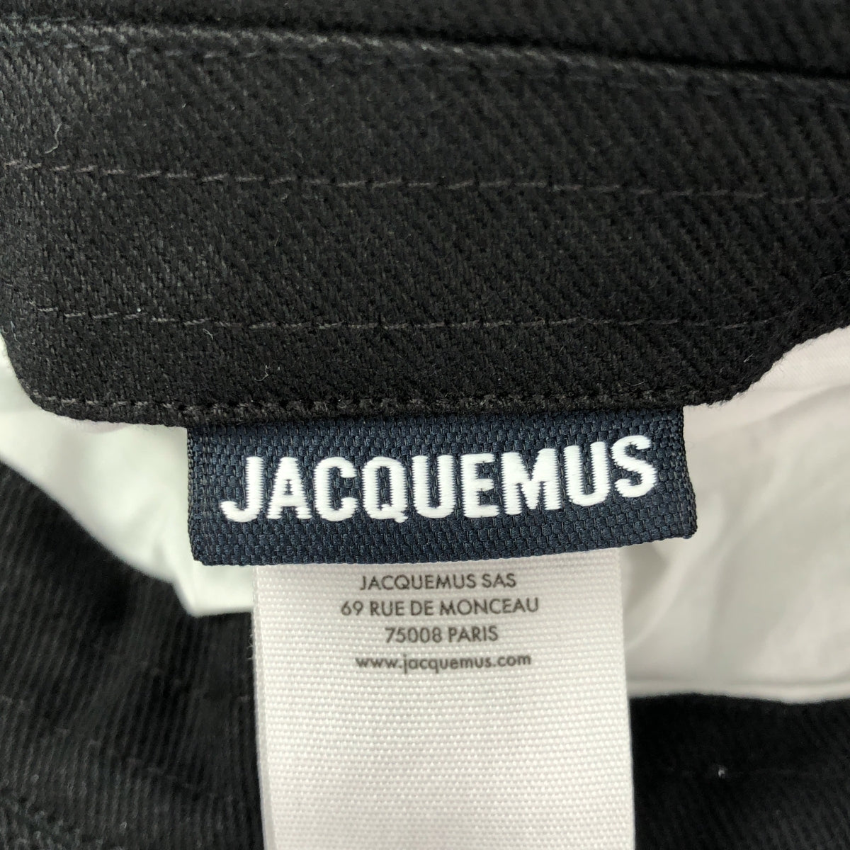 JACQUEMUS / ジャックムス | リボン バケットハット | 58 | ブラック | レディース