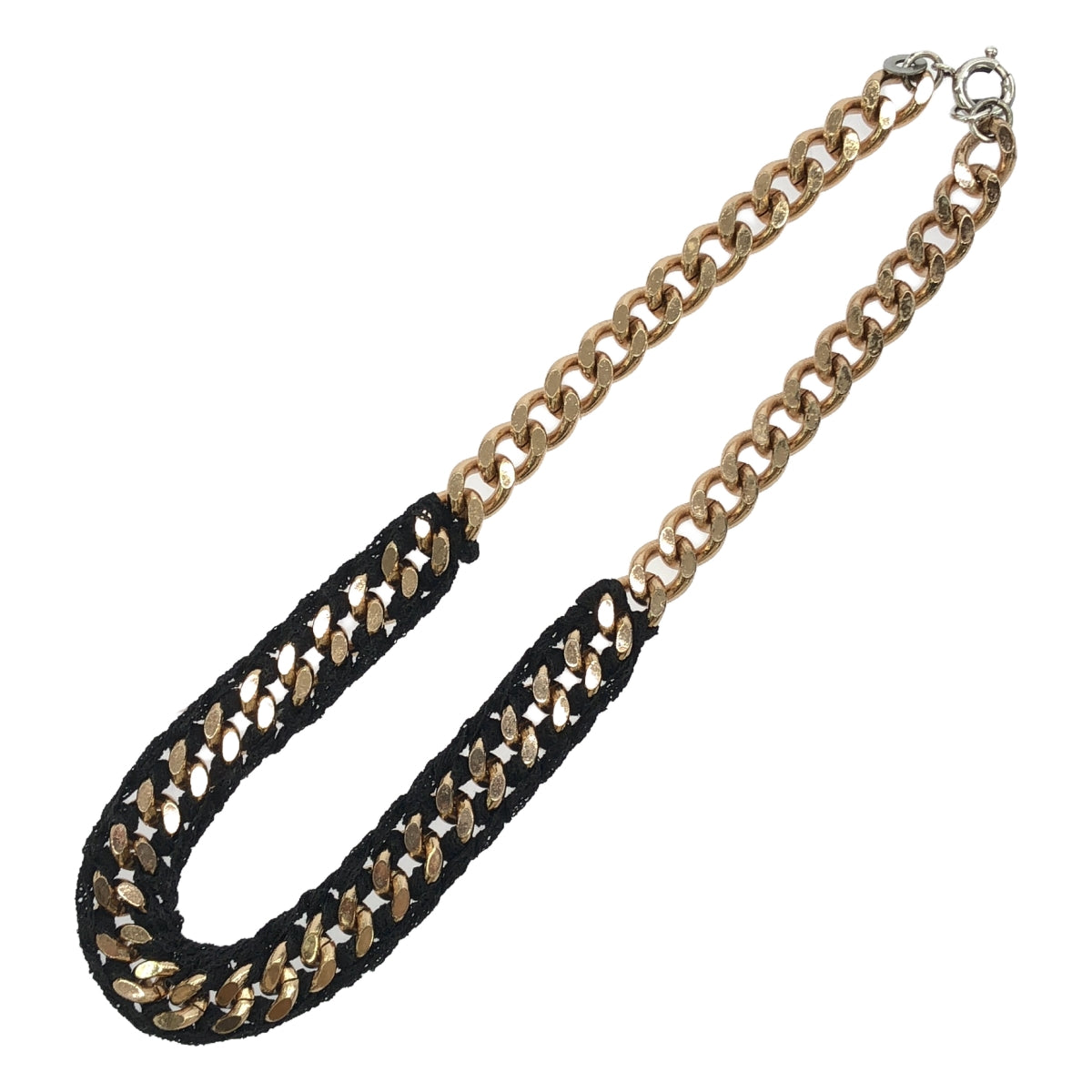 LIGIA DIAS | Chain Necklace Choker | Black/Gold | Women's