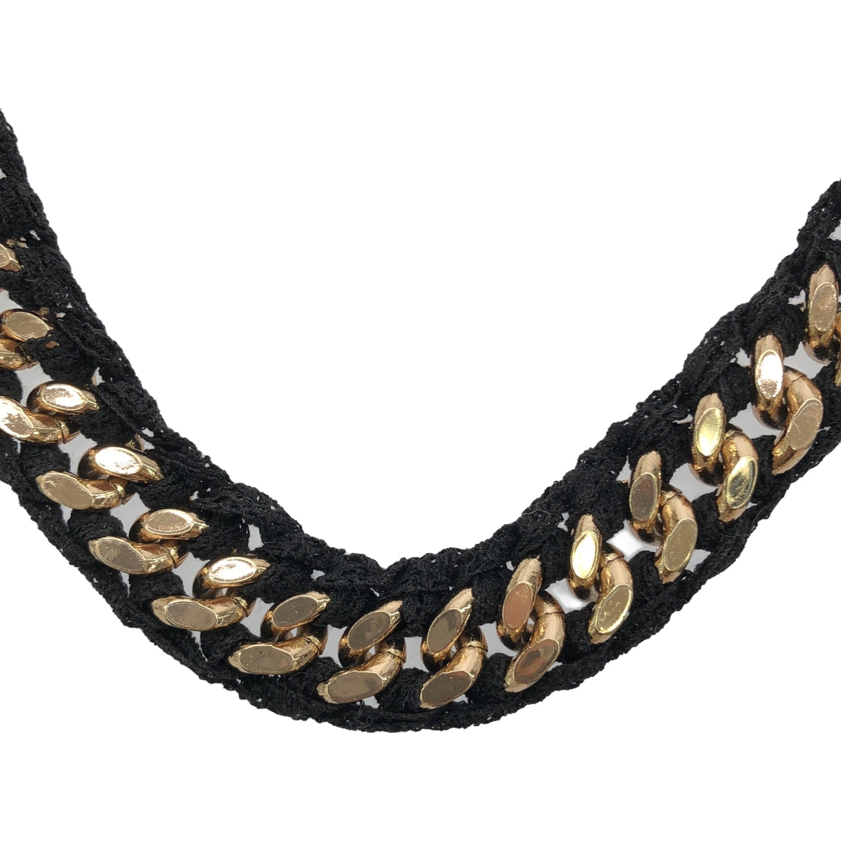 LIGIA DIAS | Chain Necklace Choker | Black/Gold | Women's