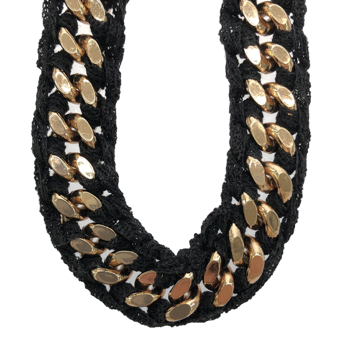 LIGIA DIAS | Chain Necklace Choker | Black/Gold | Women's