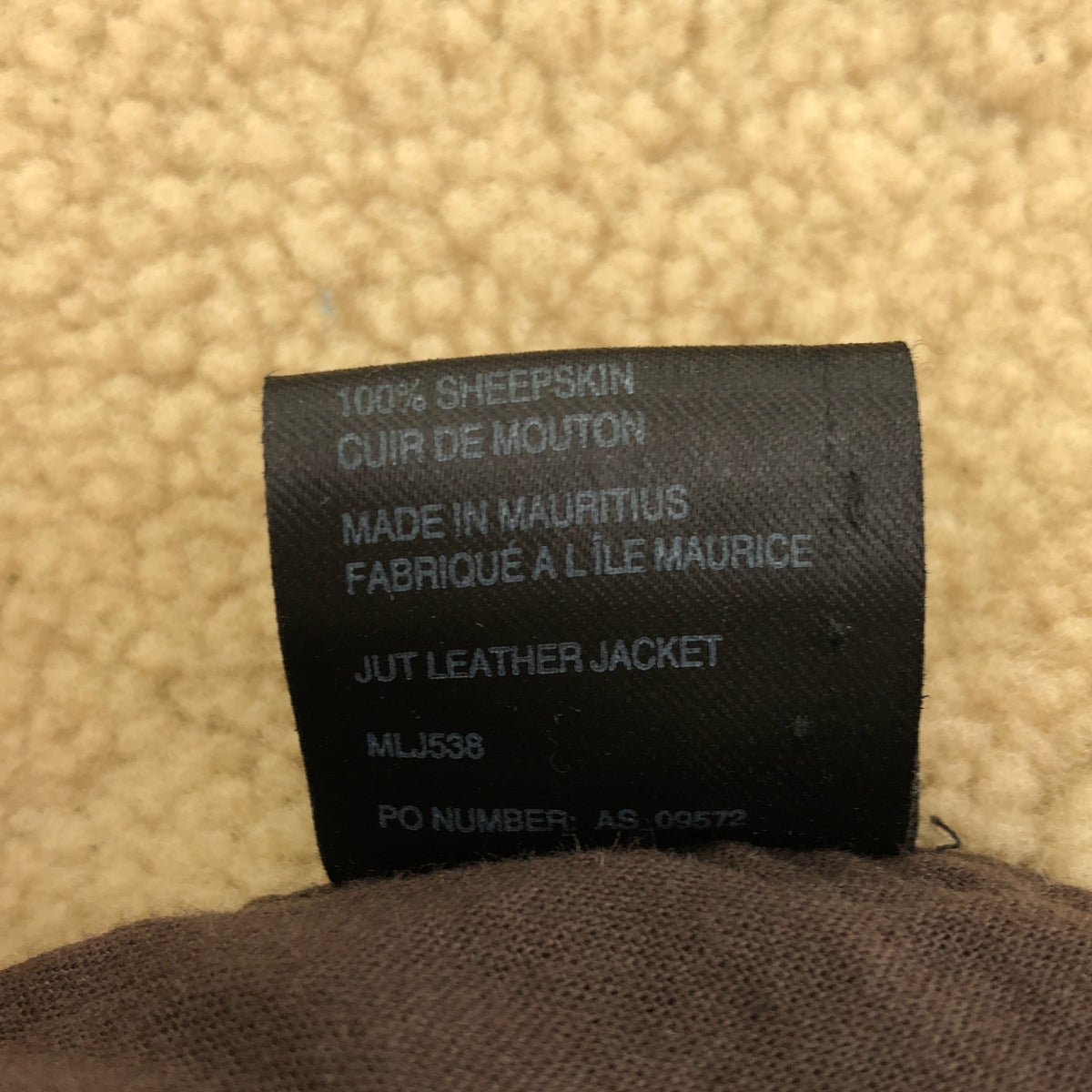 ALLSAINTS SPITALFIELDS / 斯皮塔菲爾德諸聖 |長皮夾克 |羊皮羊毛圍巾夾克 |布朗 |女性的