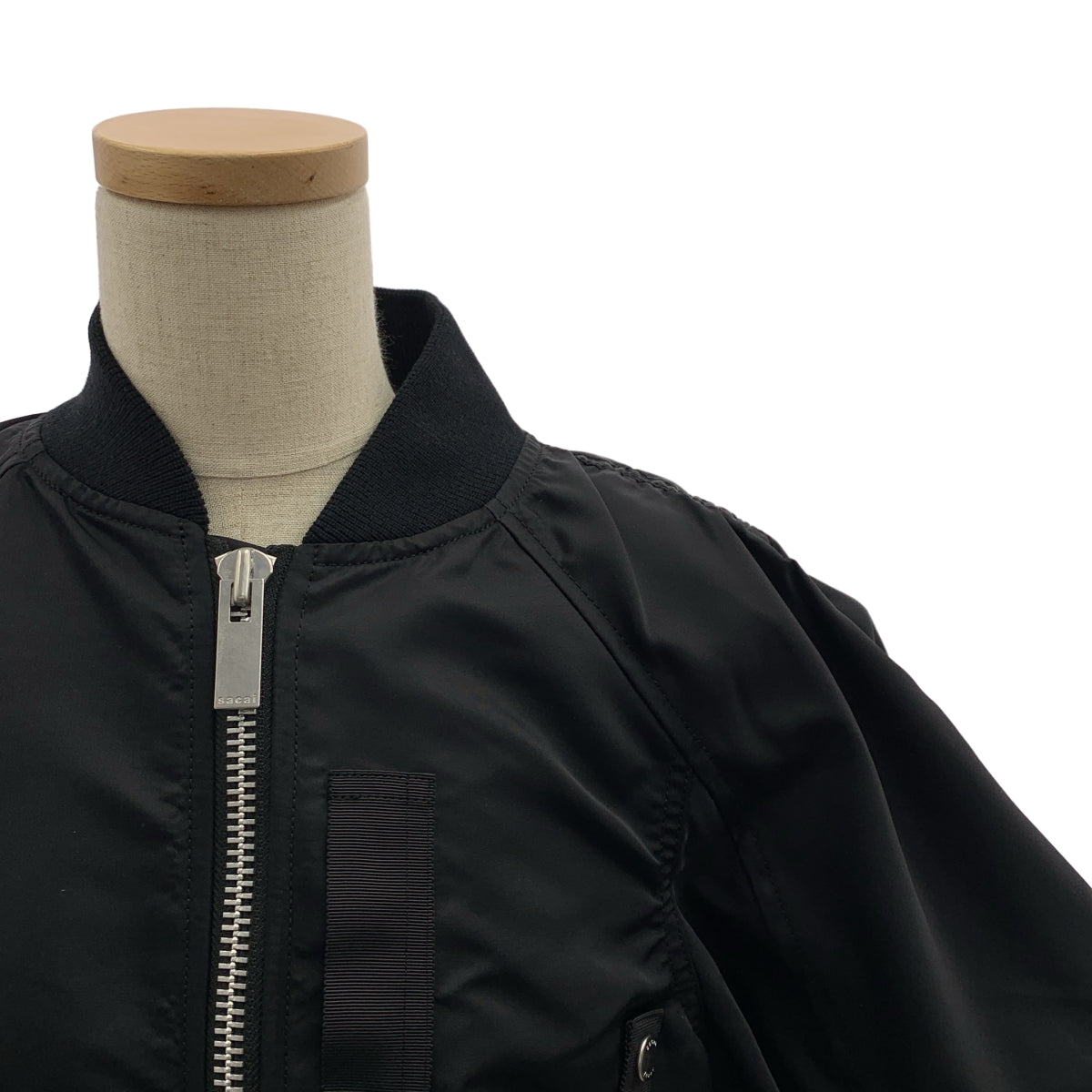 sacai / サカイ | Nylon Twill Blouson ナイロン ツイル ボンバー ジャケット | 1 | レディース