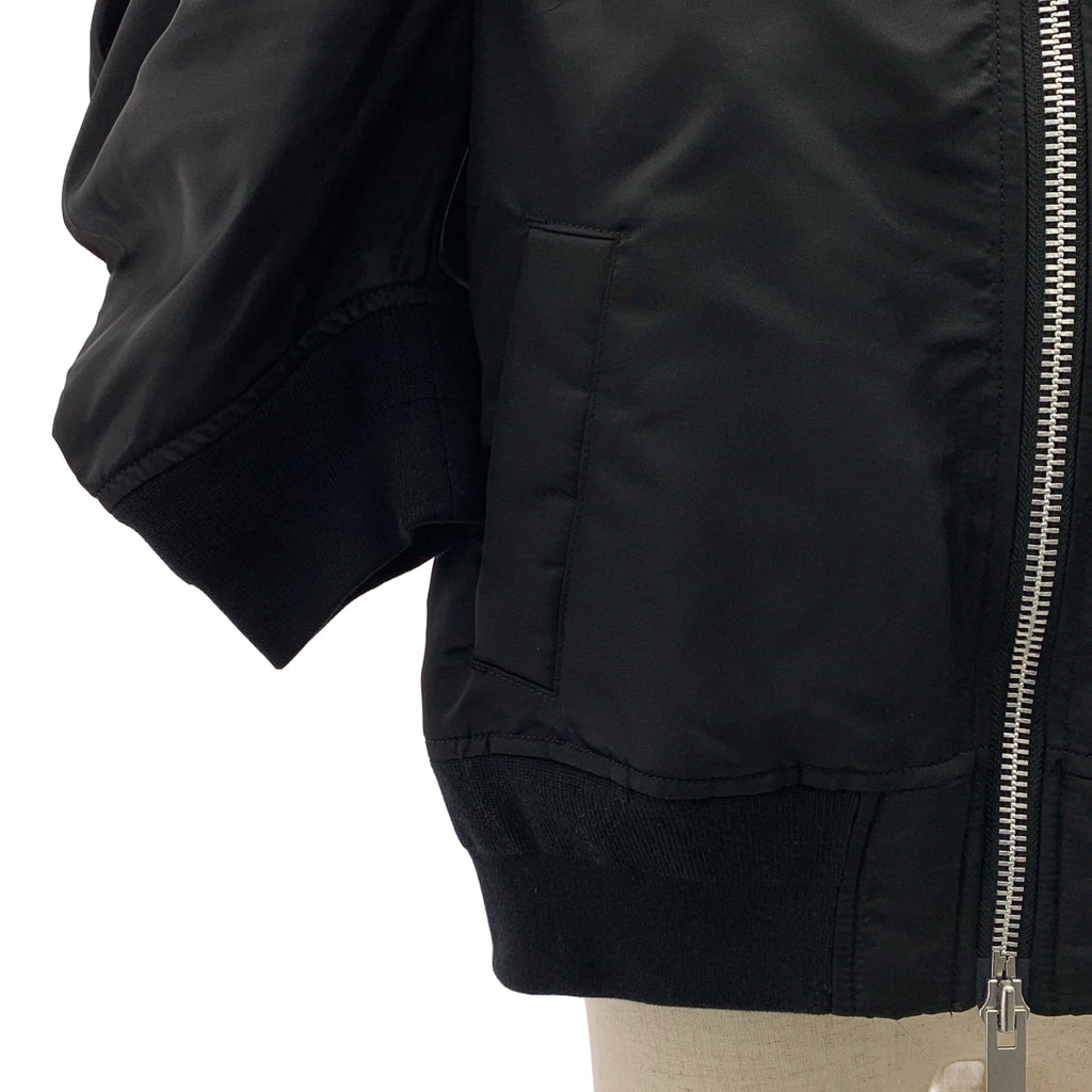 sacai / サカイ | Nylon Twill Blouson ナイロン ツイル ボンバー ジャケット | 1 | レディース