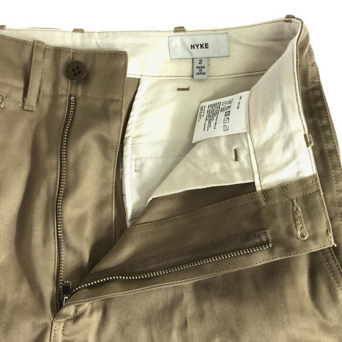 HYKE | Cotton Tapered Chino Pants | 2 | Women's