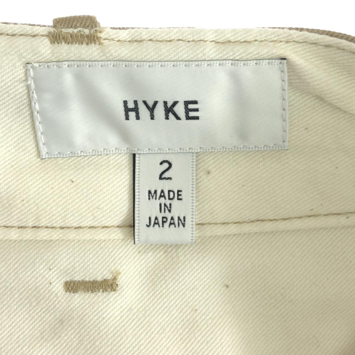 HYKE | Cotton Tapered Chino Pants | 2 | Women's