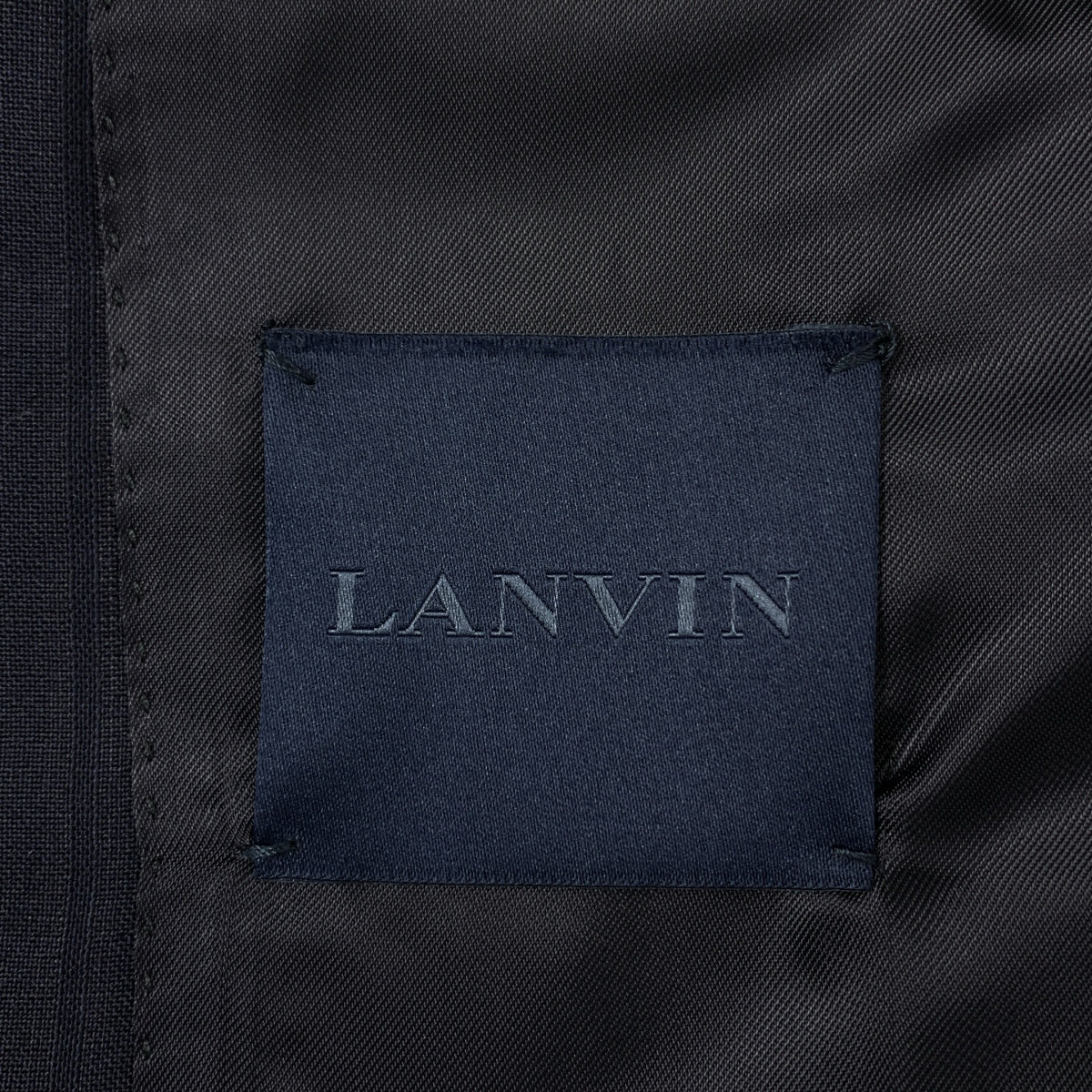 LANVIN / 람방 | 스트라이프 테일러드 재킷 | 44 | 네이비 | 남성
