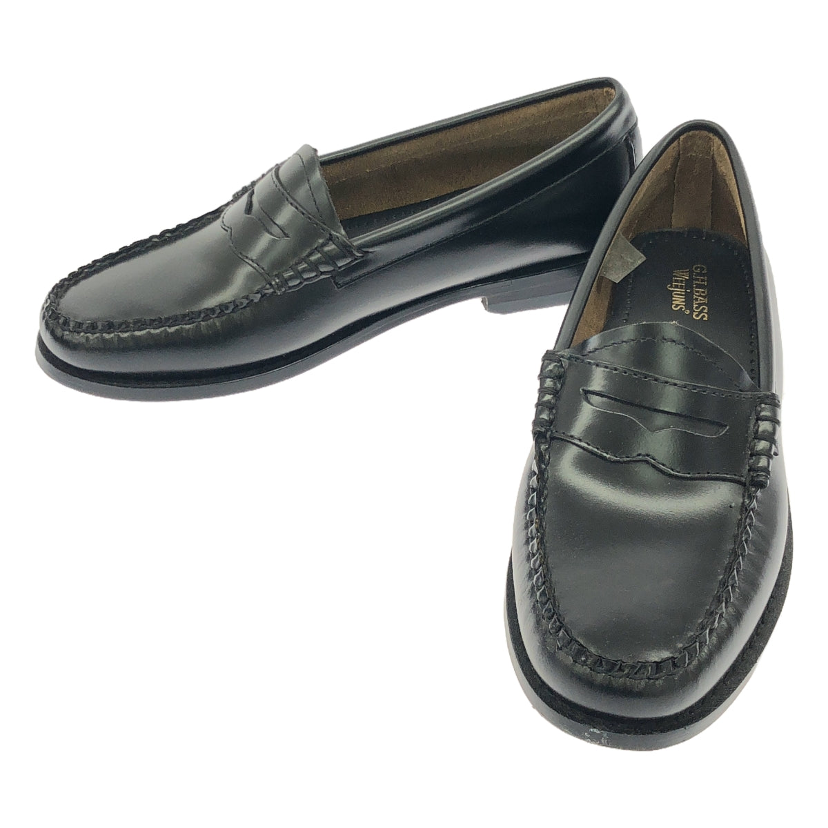 【美品】  G.H.BASS / ジーエイチバス | WEEJUNS PENNY LOAFERS ペニーローファー | US6.5 | ブラック | レディース