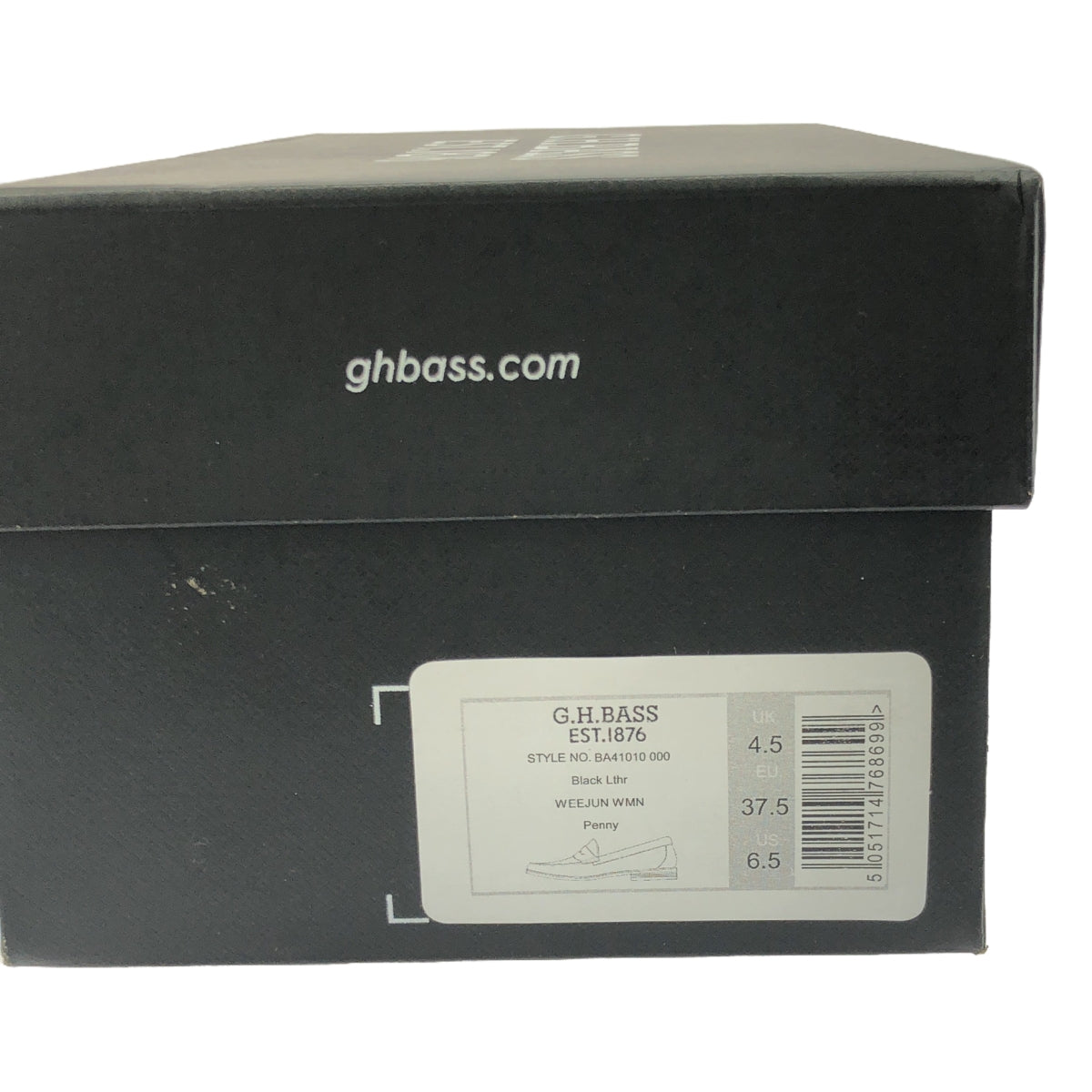 【美品】  G.H.BASS / ジーエイチバス | WEEJUNS PENNY LOAFERS ペニーローファー | US6.5 | ブラック | レディース