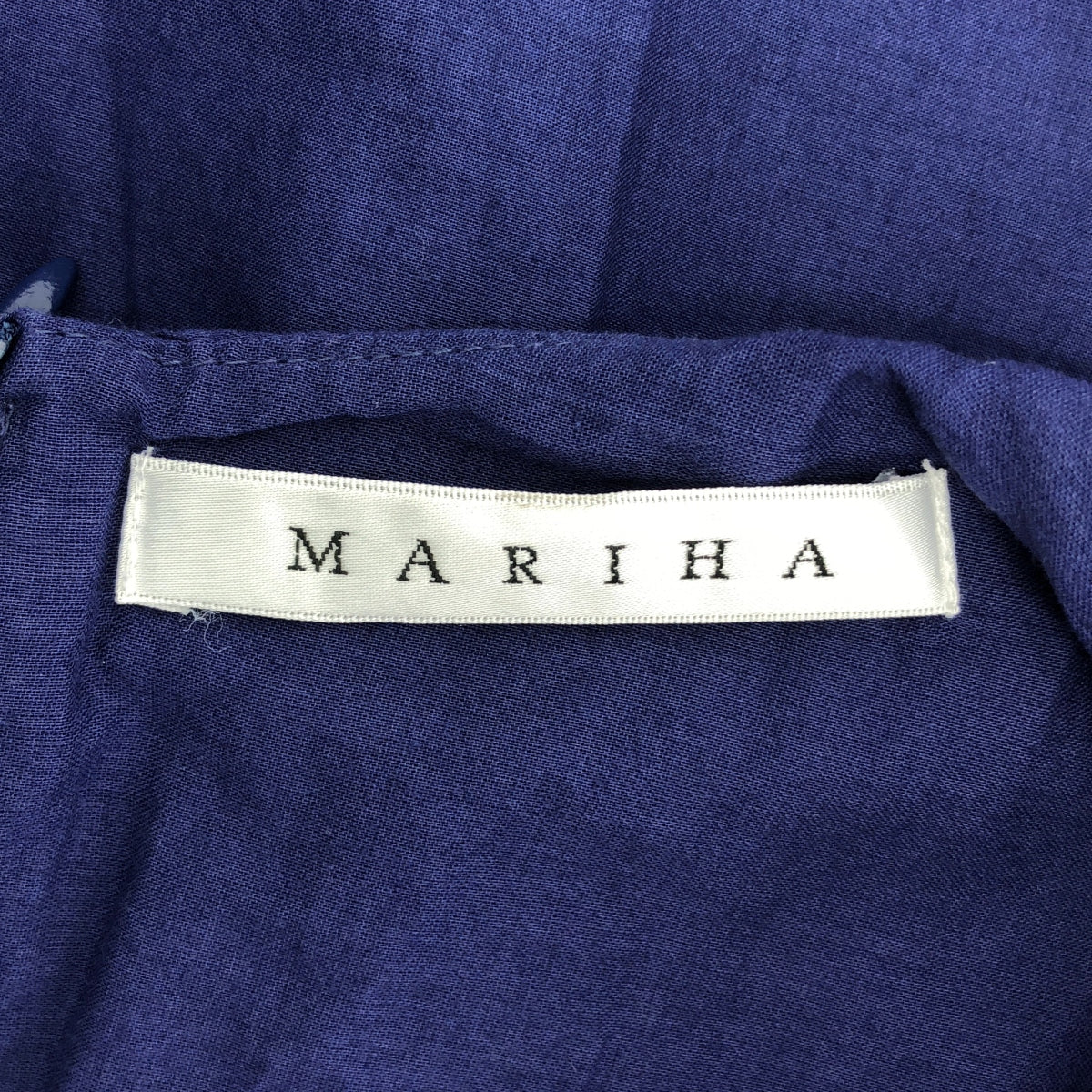 MARIHA / マリハ | 春の月のドレス コットン Vネック ワンピース | ネイビー | レディース