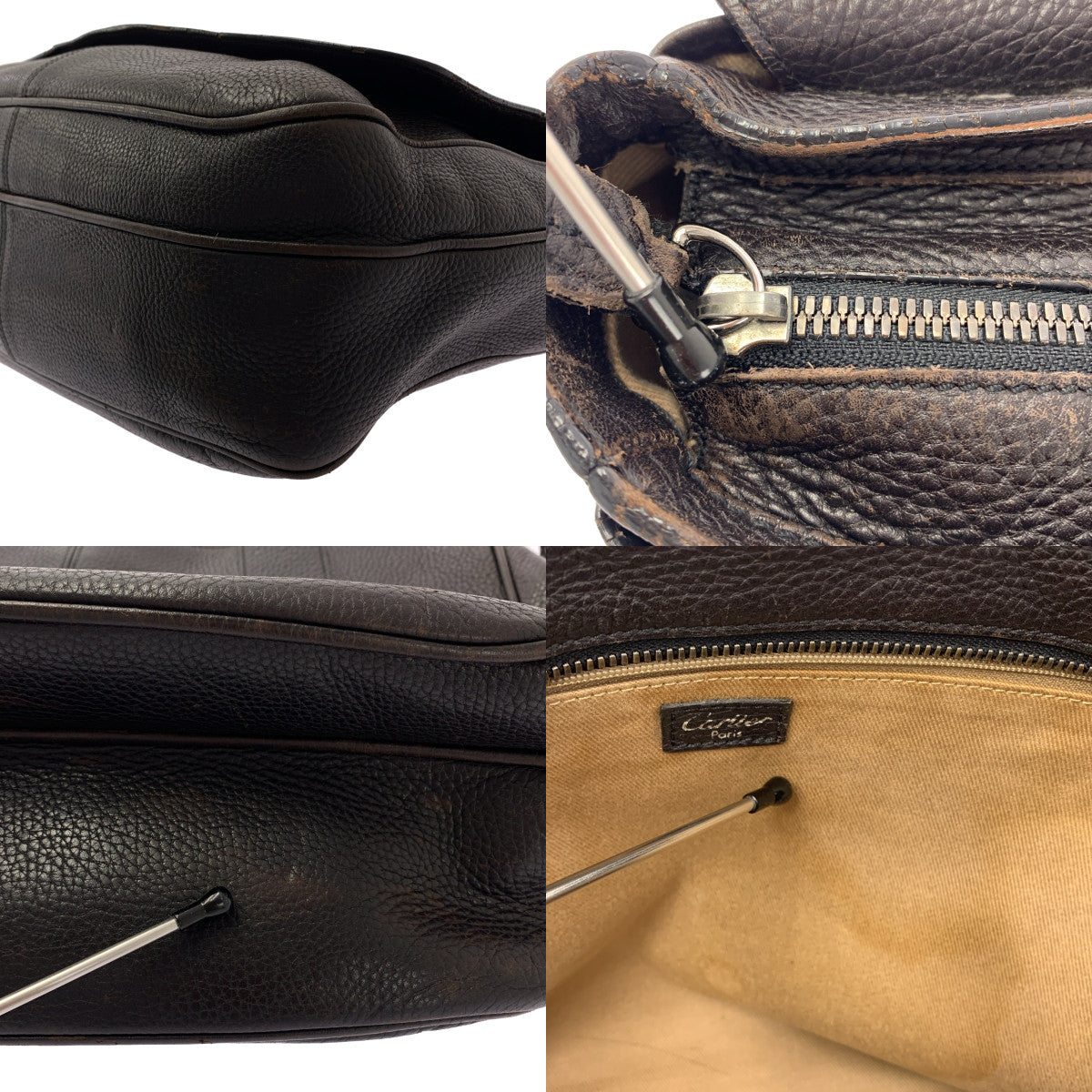 Cartier / カルティエ | マルチェロ レザー メッセンジャーバッグ | – KLD