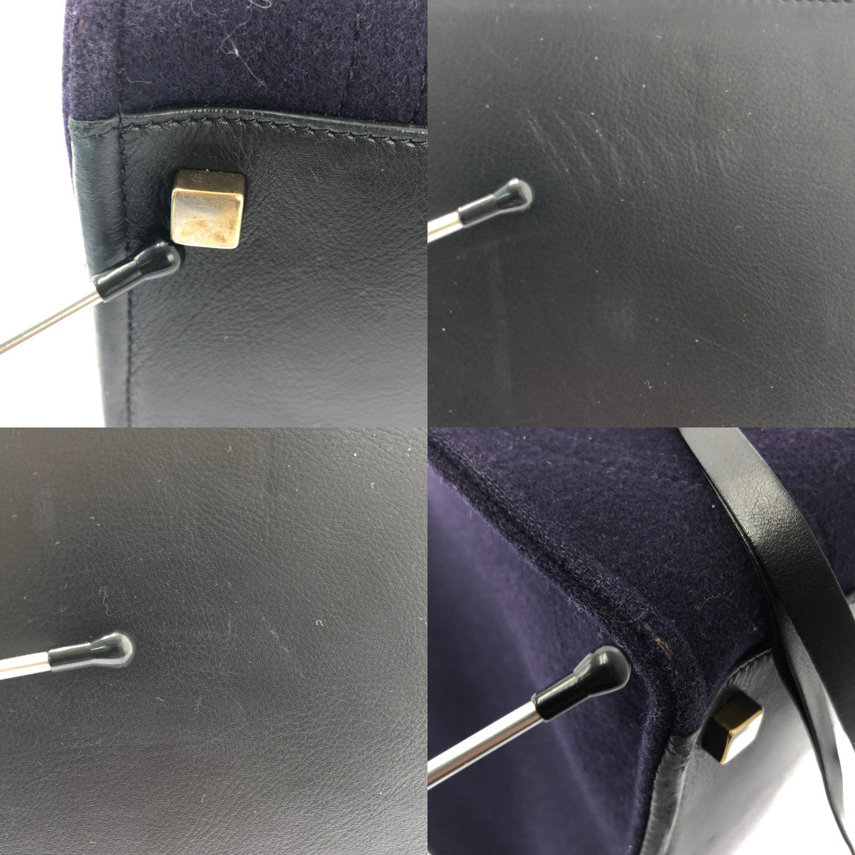 CELINE | by Phoebe Philo Luggage Phantom Felt 手提包 | 海軍藍 | 女款