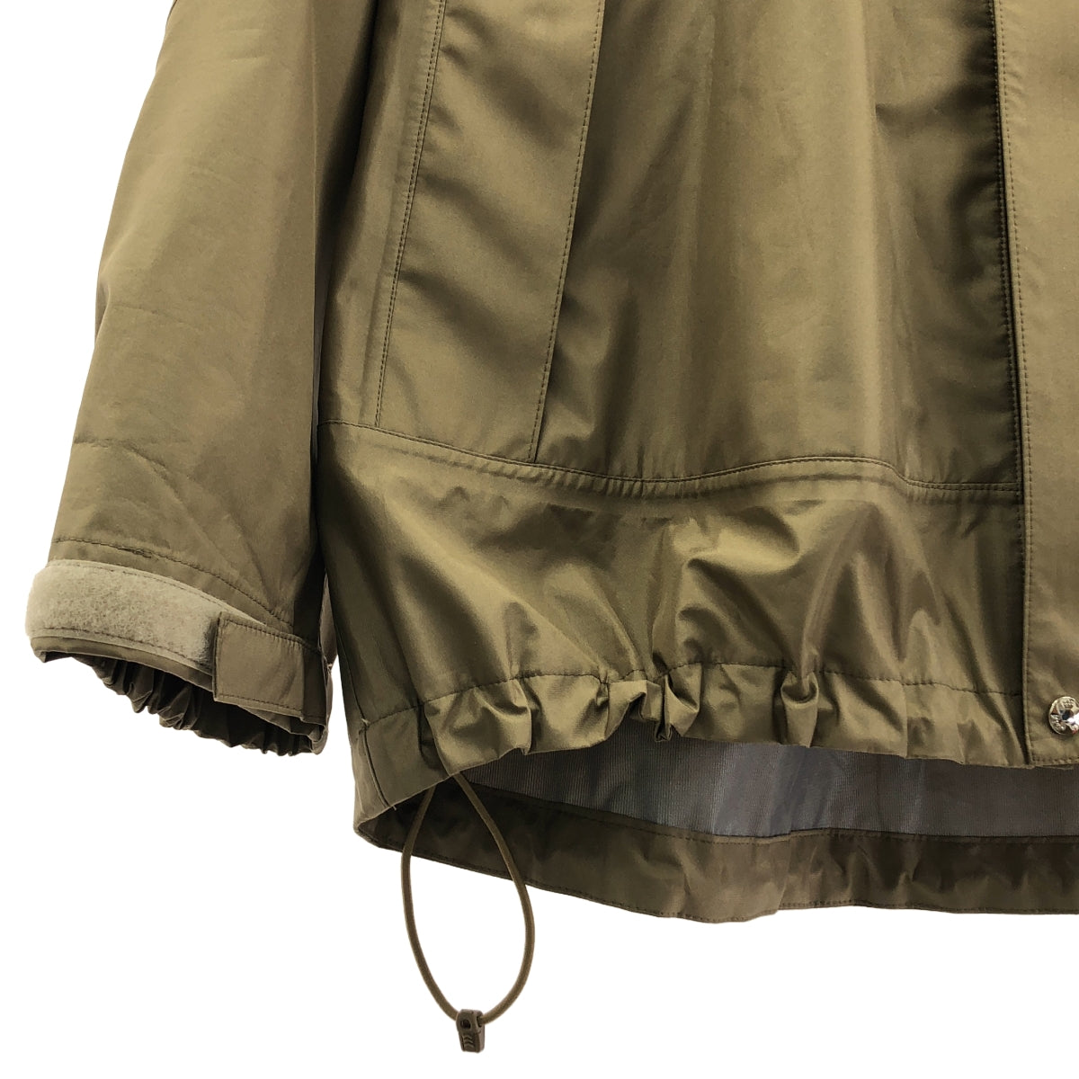 ents. / Ents | 2024秋冬 | 真絲塔夫綢山地派克大衣 | 3號 |