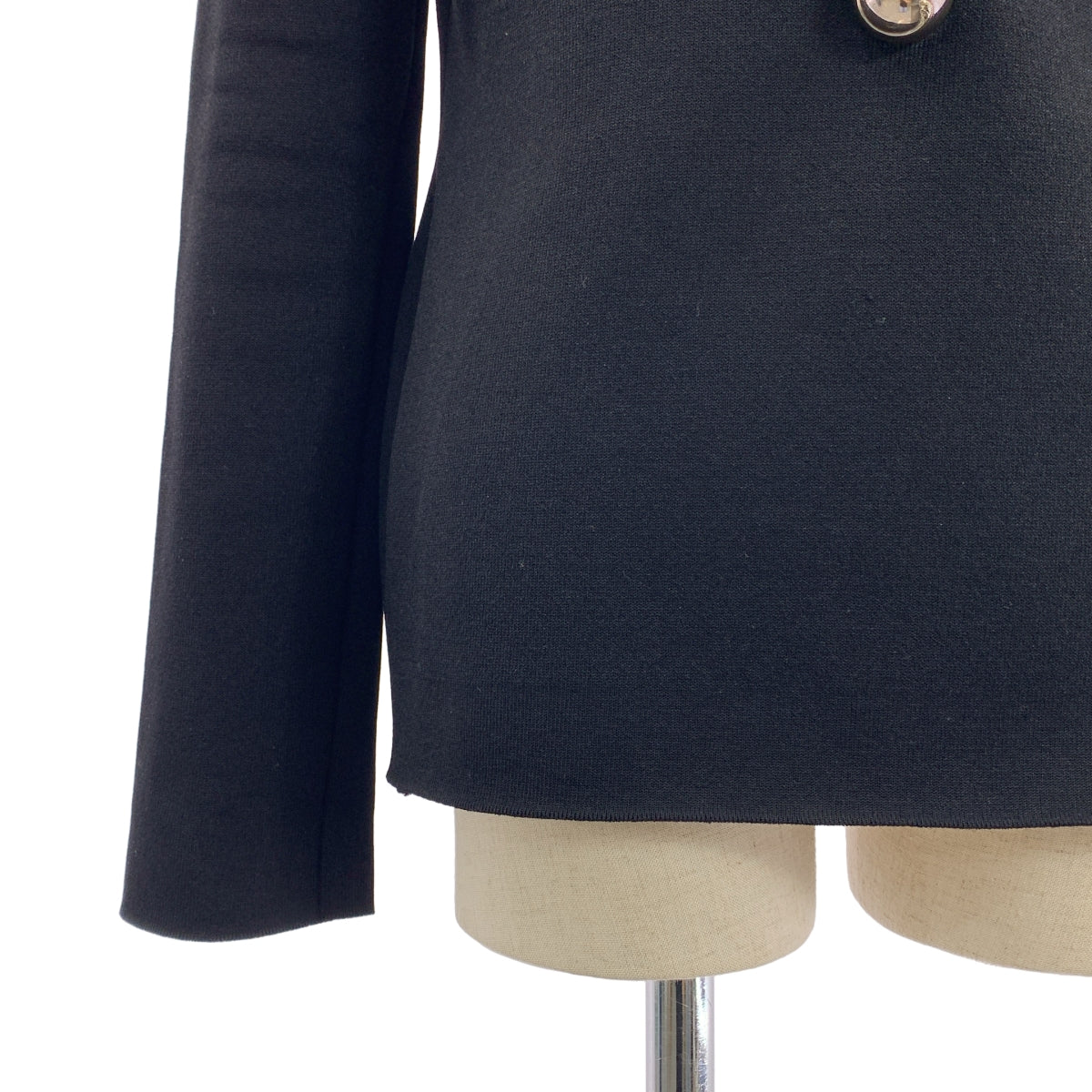 JIL SANDER | 金屬紐扣彈性雙排扣外套 | 尺寸 40 | 黑色 | 女款