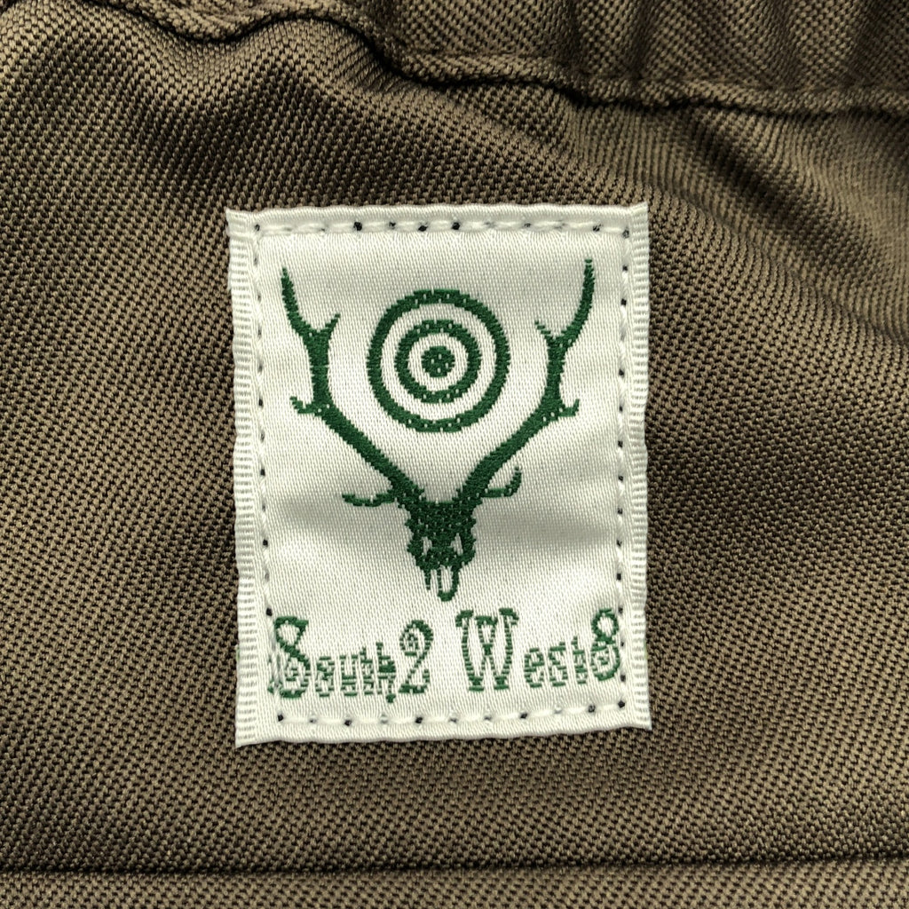 South2West8 S2W8 | 雙膝繫帶褲 - 聚酯斜紋布 / 搭配Logo繫帶寬褲 | M碼 | 男士