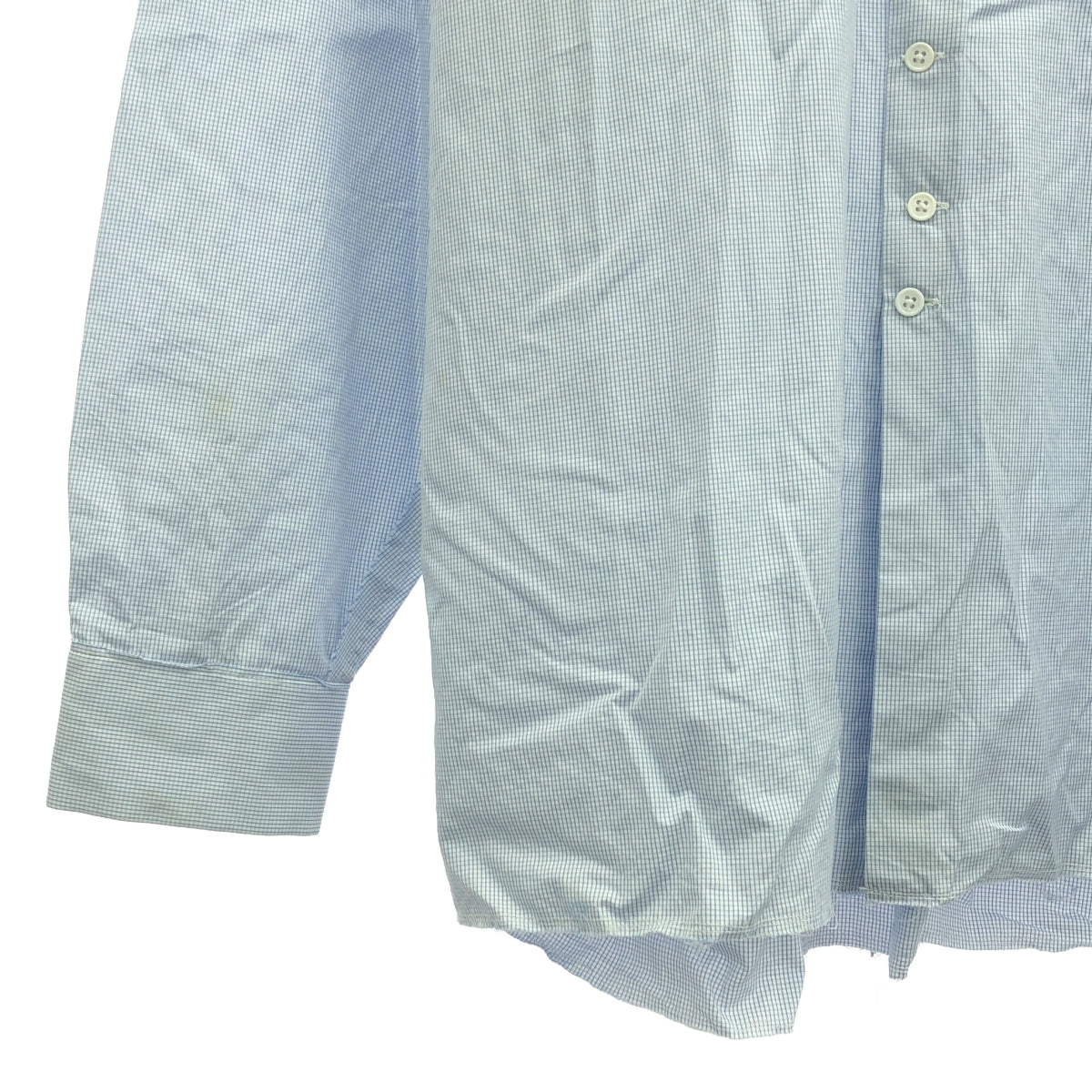 CAMIEL FORTGENS | BIG SHIRT BUTTON RAW Random Button Shirt | S | Blue/White | Men's