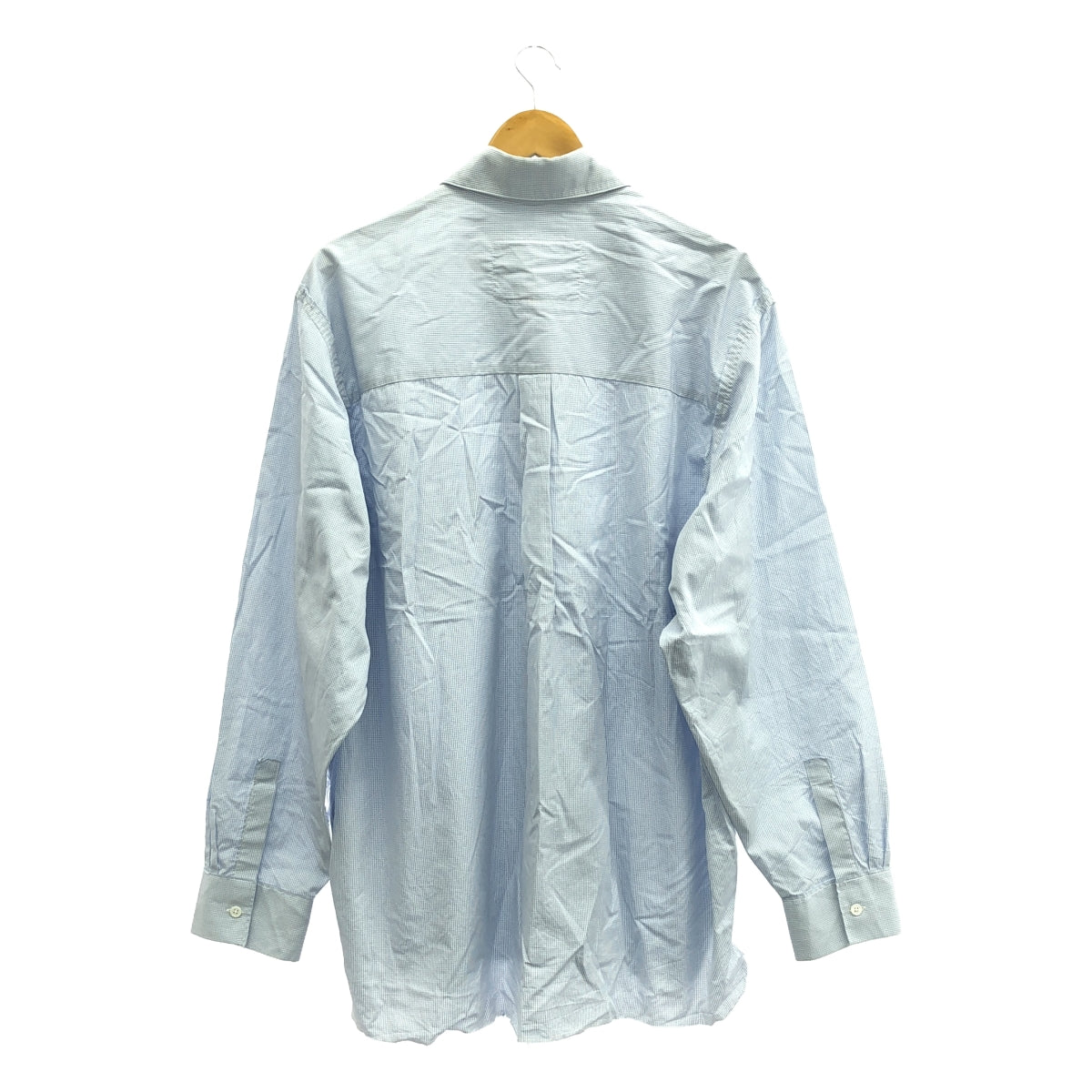 CAMIEL FORTGENS | BIG SHIRT BUTTON RAW Random Button Shirt | S | Blue/White | Men's