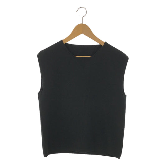 yuri park / Yuri Park | Wool cashmere silk knit vest | Black | Women's