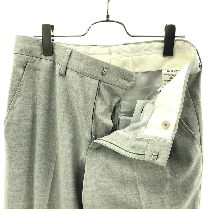 BURBERRY LONDON ENGLAND / バーバリーロンドンイングランド | ウール ストレート スラックス パンツ | 44 | メンズ