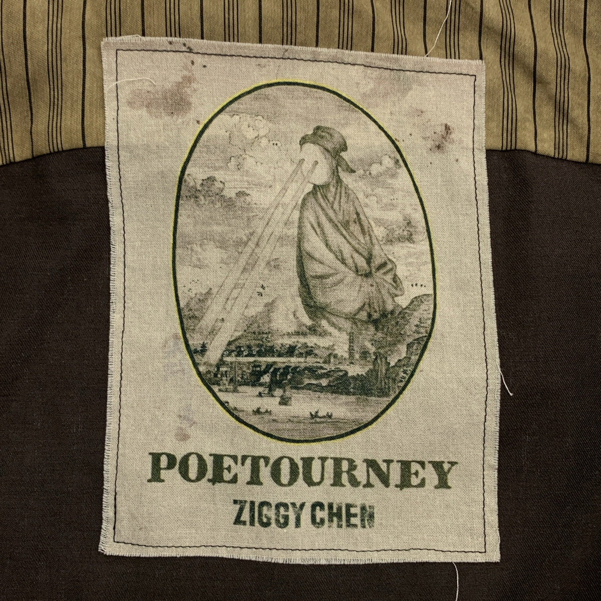 ziggy chen / ジギーチェン | 2023SS | COLLAGE SHIRT / パッチワーク オーバー シャツ | 44 | メンズ