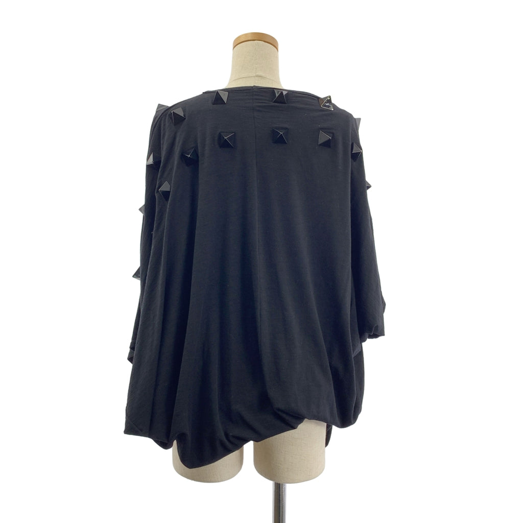 JUNYA WATANABE COMME des GARCONS / ジュンヤワタナベ | 2015AW | 変形 スタッズ 装飾 オーバー ドレス プルオーバー | M | ブラック | レディース