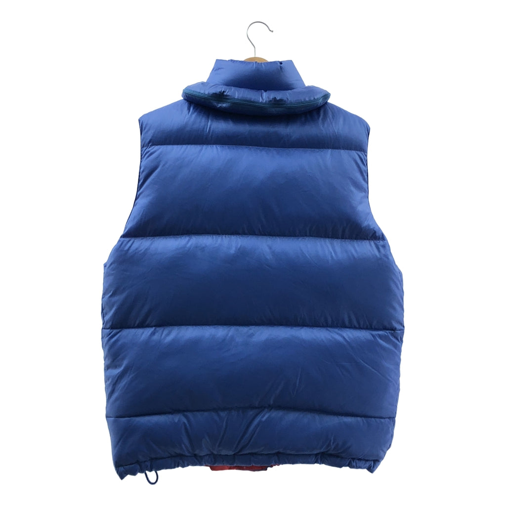 【美品】  MAATEE&SONS / マーティー&サンズ | 2023AW | DOWN VEST ナイロン ダウンベスト | 2 | ブルー / レッド | メンズ