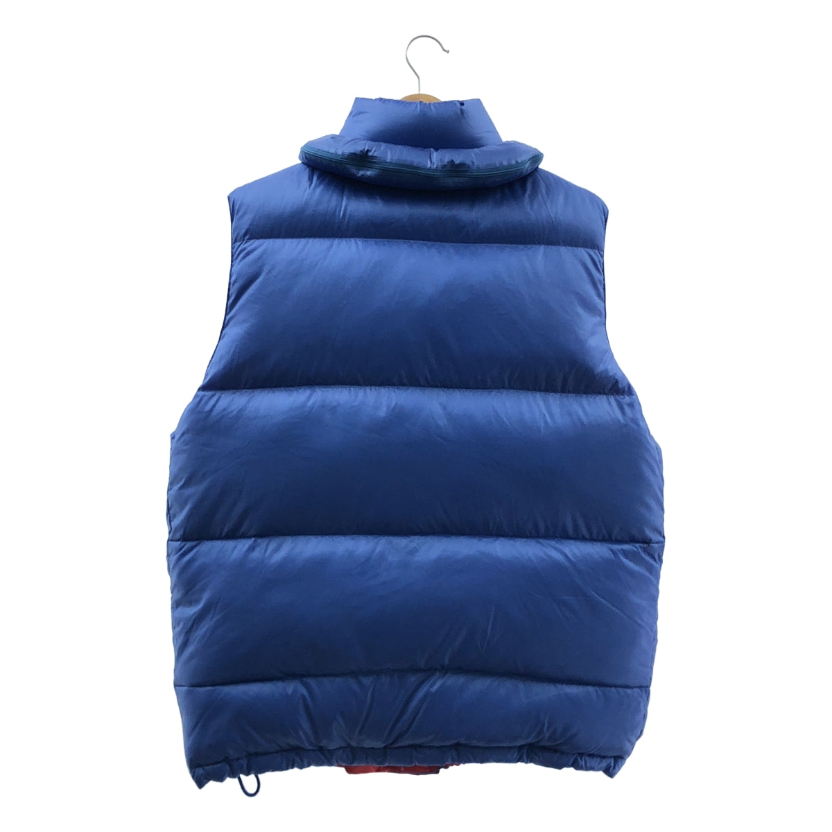 【美品】  MAATEE&SONS / マーティー&サンズ | 2023AW | DOWN VEST ナイロン ダウンベスト | 2 | ブルー / レッド | メンズ