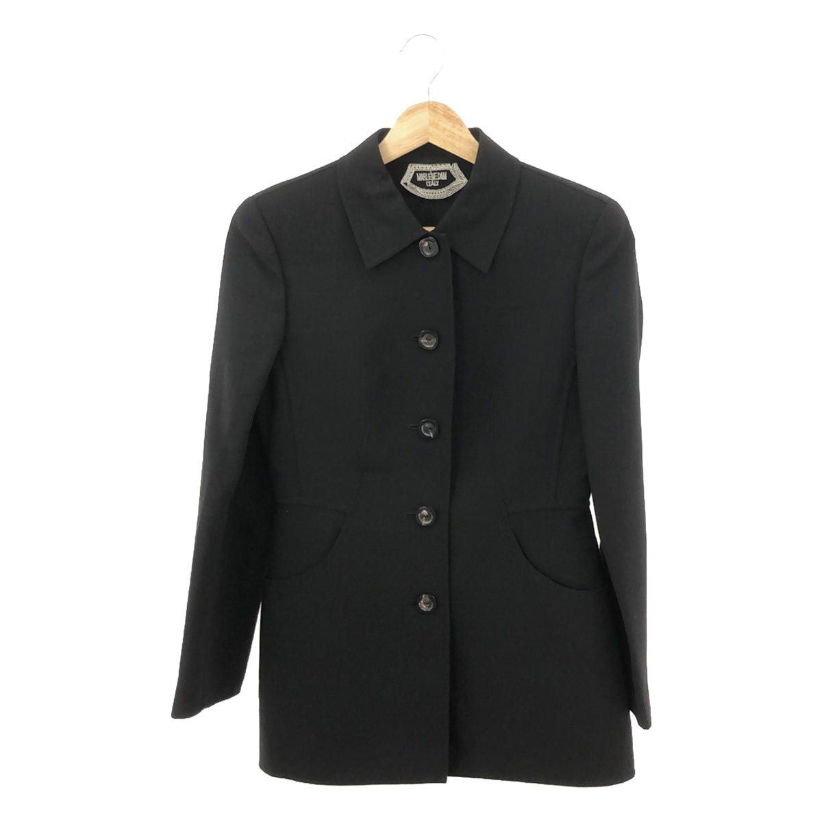 MARLENEDAM | Wool stand collar jacket | Size 40 | Women's