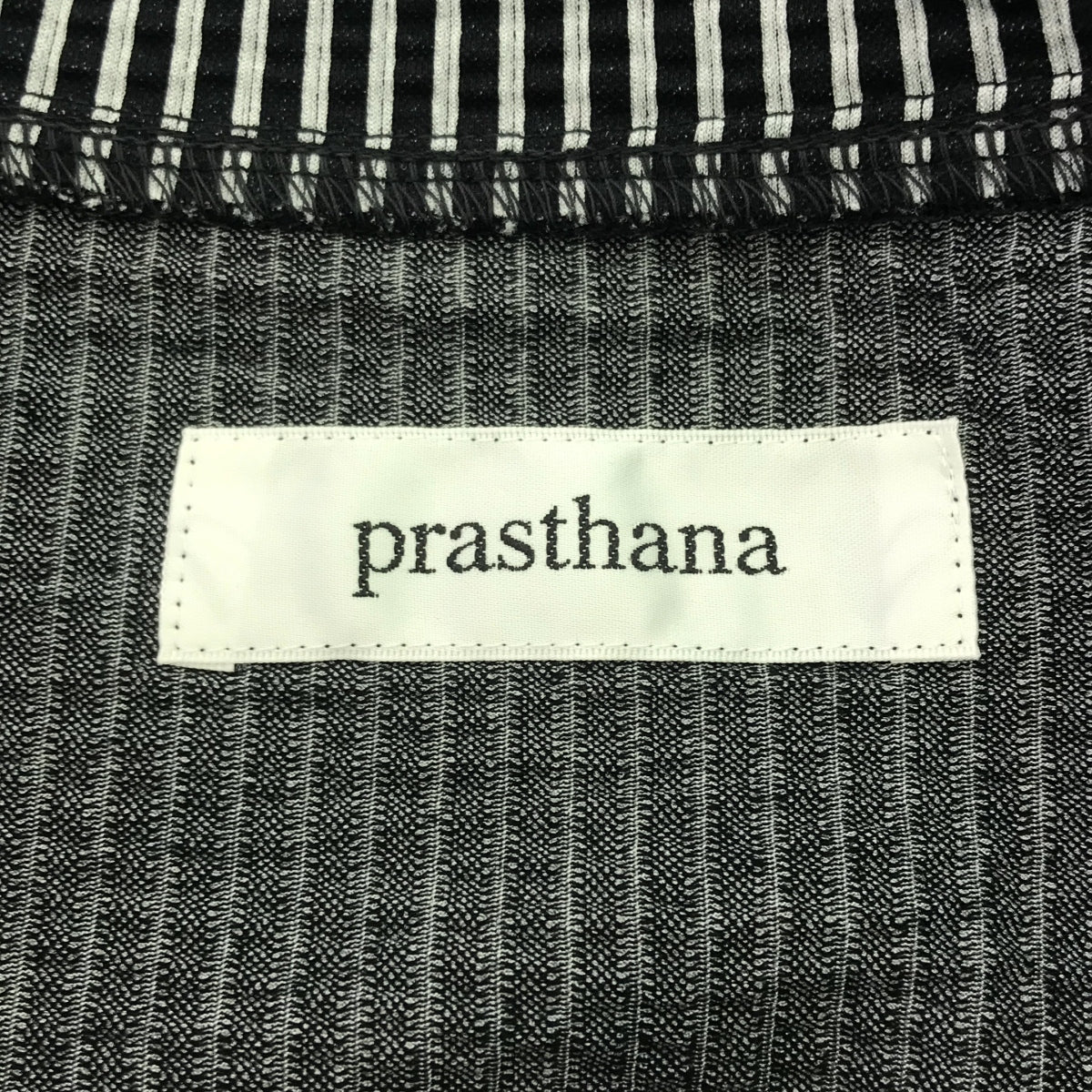 【신품】 prasthana / 프라스타나 | wide arm skipper T 셔츠 | M | 블랙 | 남성