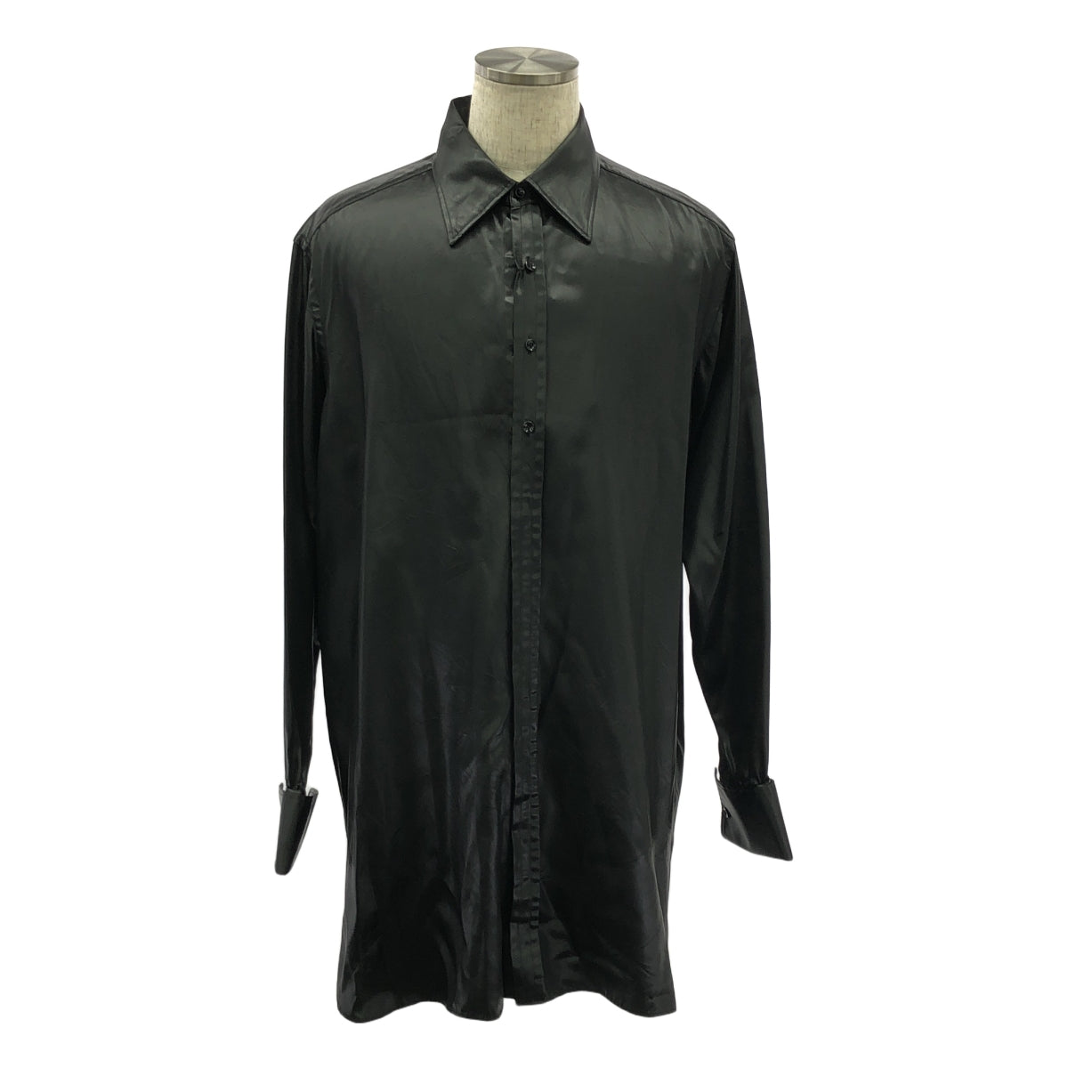 Maison Margiela / メゾンマルジェラ | 2022AW | オーバー ロング ドレスシャツ | 46 | ブラック | メンズ