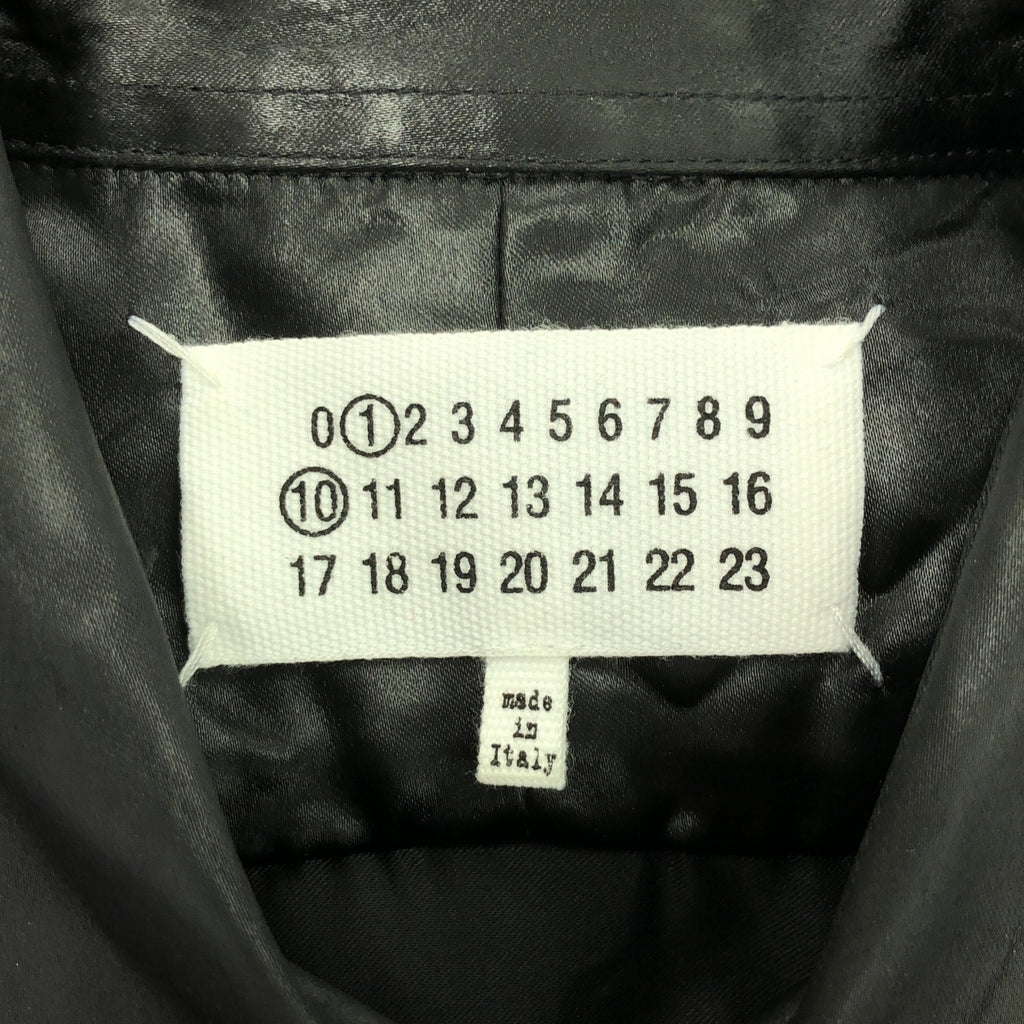 Maison Margiela | 2022秋冬 |超長正裝襯衫 | 46 |黑色 |男士
