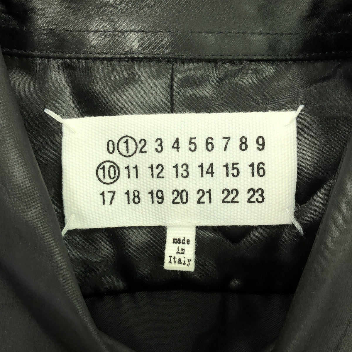 Maison Margiela | 2022秋冬 |超長正裝襯衫 | 46 |黑色 |男士