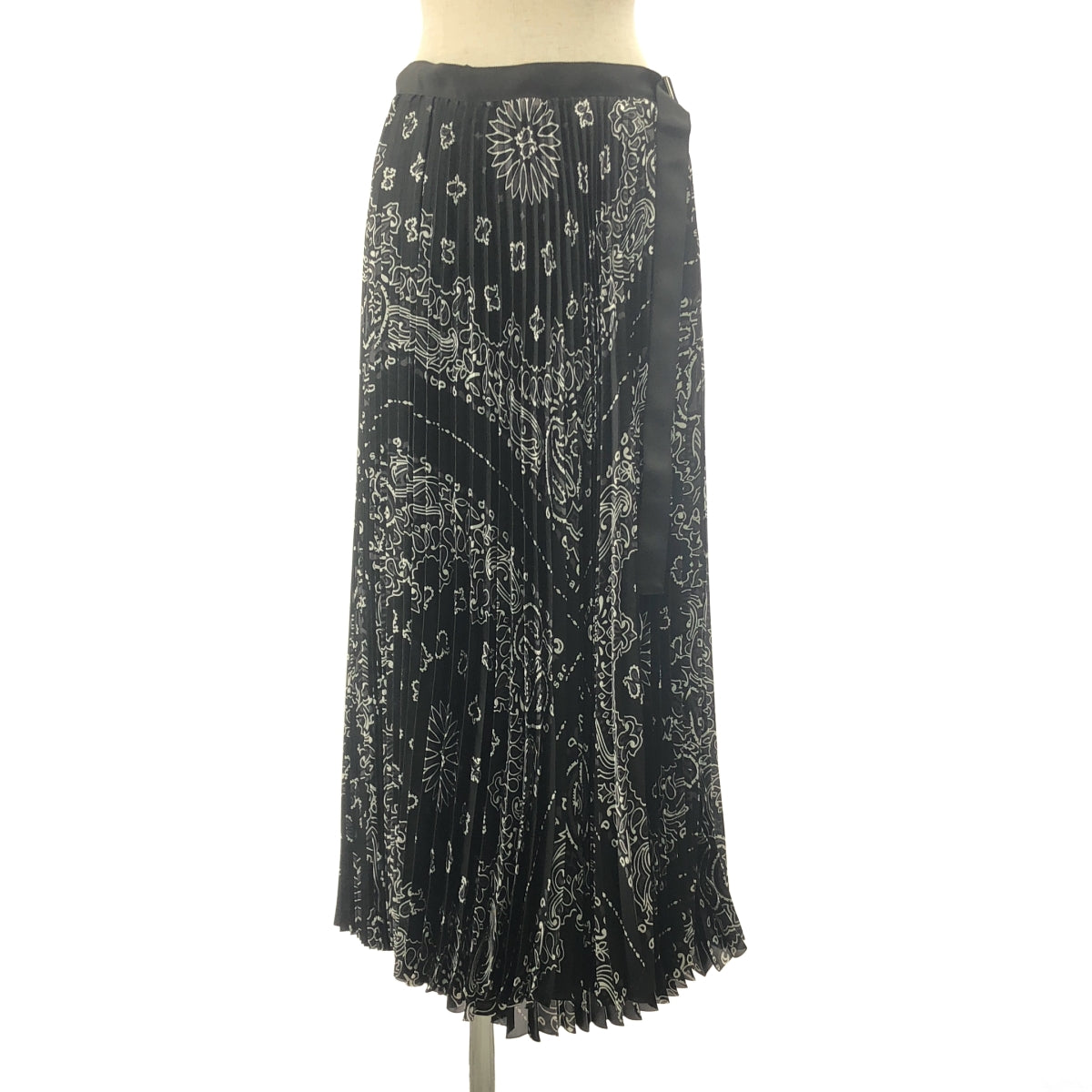 sacai / サカイ | Bandana Print Skirt バンダナ プリーツ ロングスカート | 3 | レディース