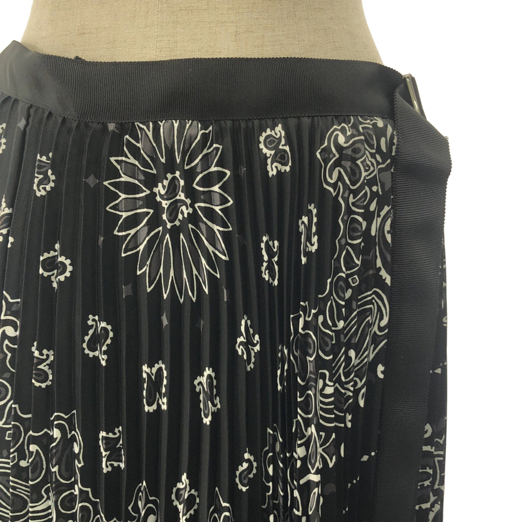 sacai / サカイ | Bandana Print Skirt バンダナ プリーツ ロングスカート | 3 | レディース