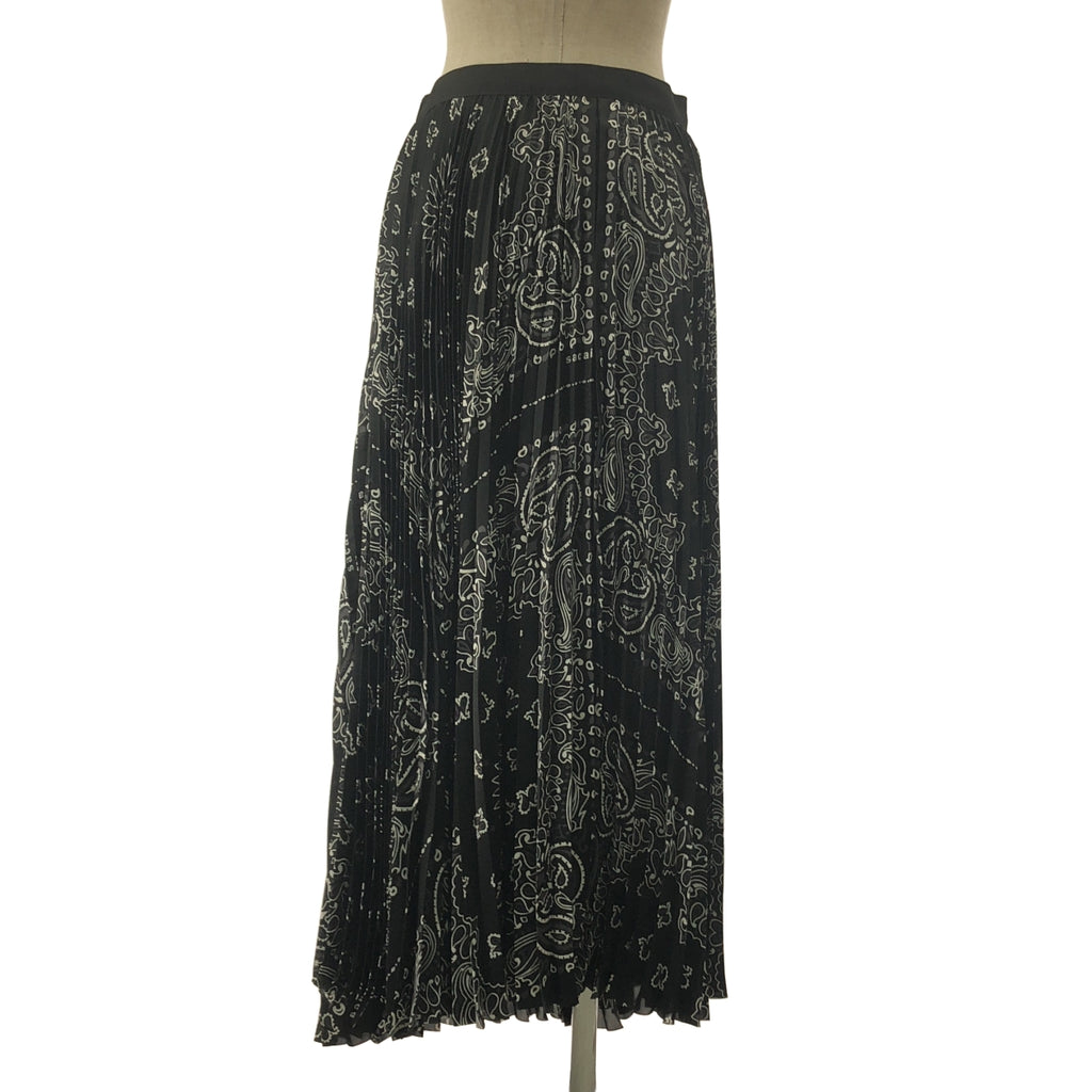 sacai / サカイ | Bandana Print Skirt バンダナ プリーツ ロングスカート | 3 | レディース