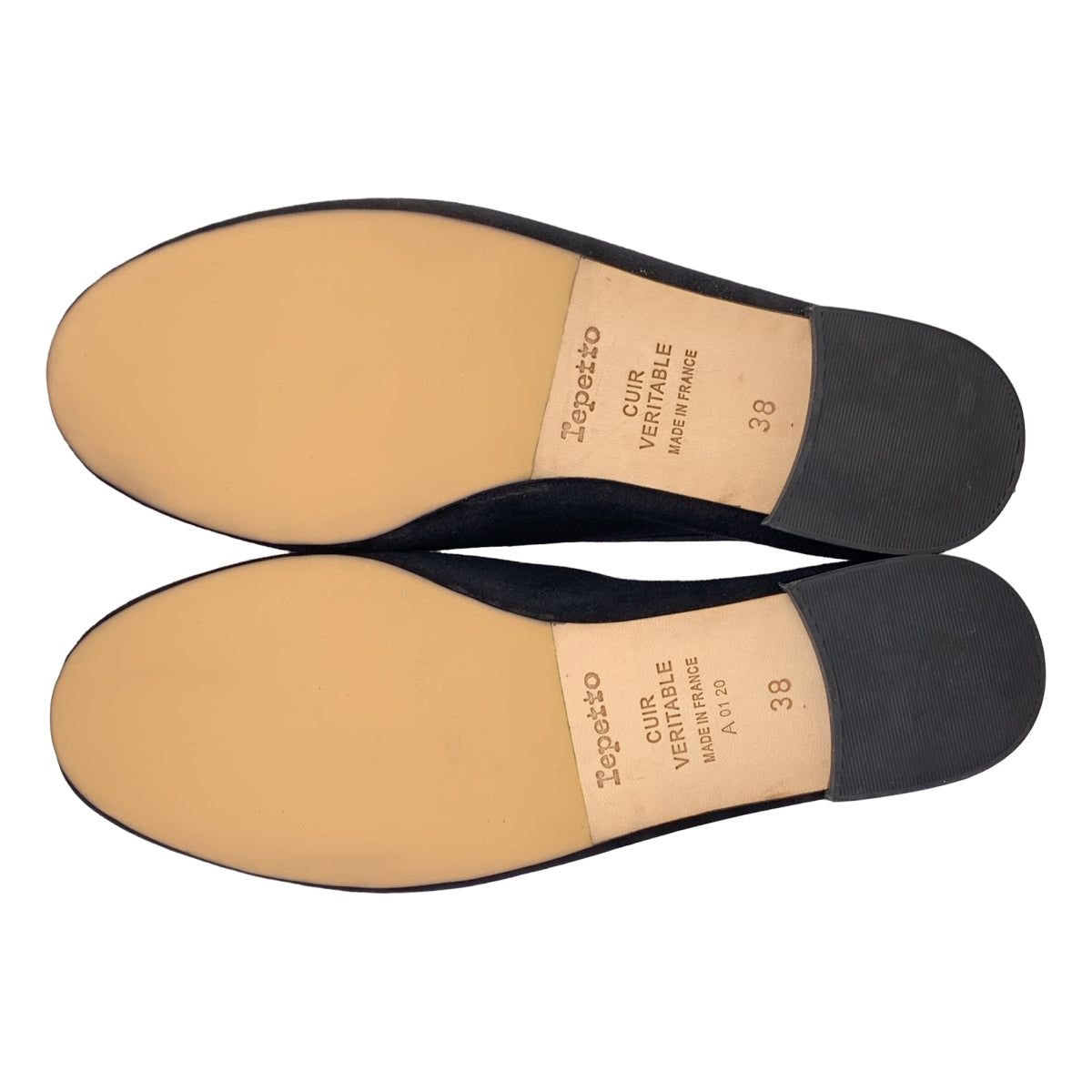 repetto / レペット | やぎ革 スエード レザー リボン フラット バレエシューズ | 38 | レディース