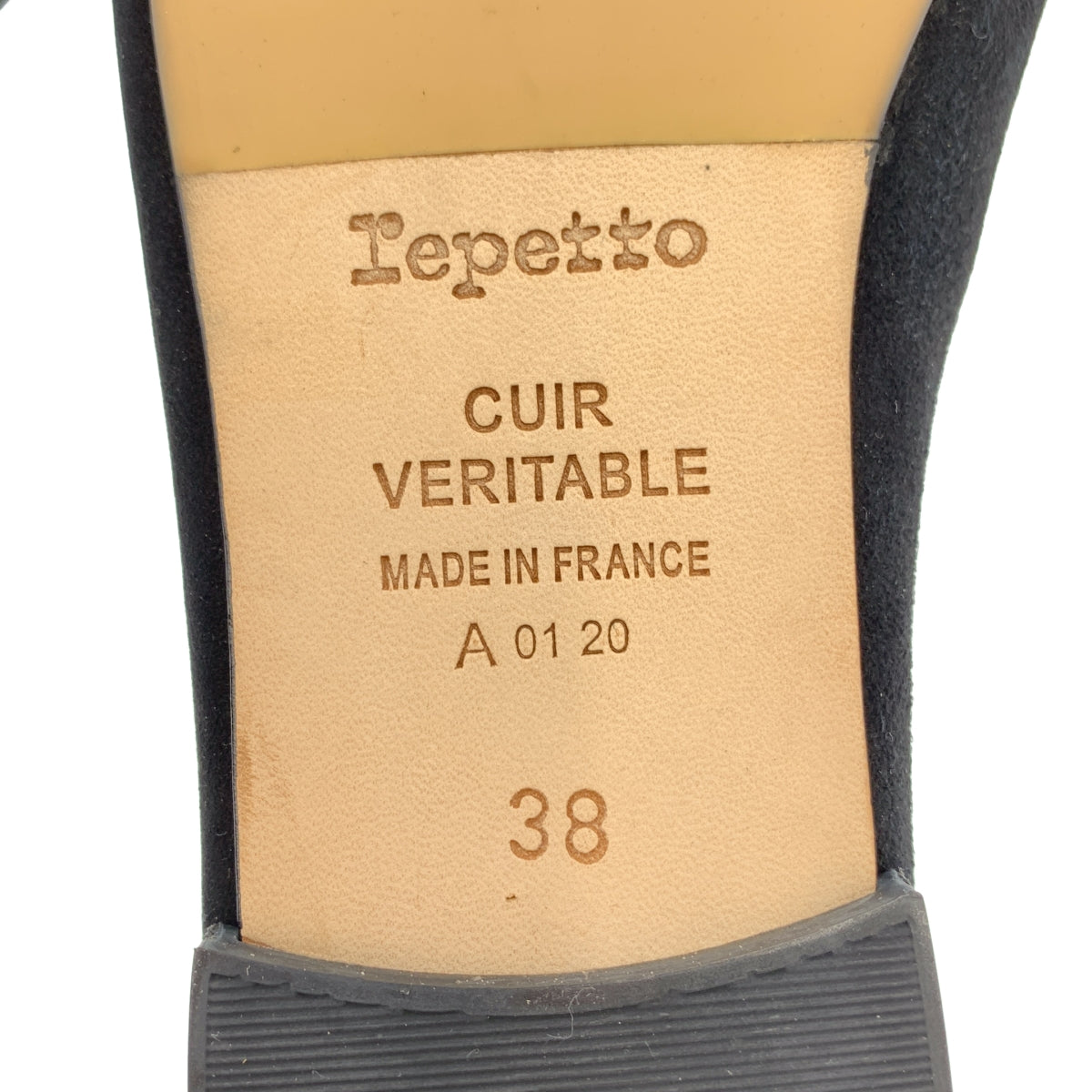 repetto / 레펫 | 염소 가죽 스웨이드 가죽 리본 플랫 발레 신발 | 38 | 여성