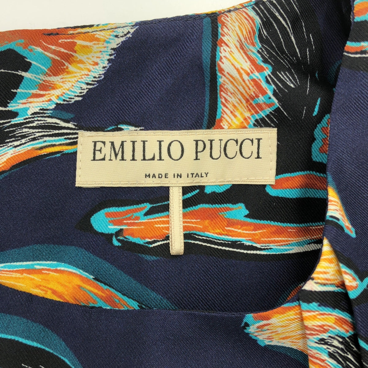 EMILIO PUCCI | All-over print pleated sleeveless top | 36 | Women's