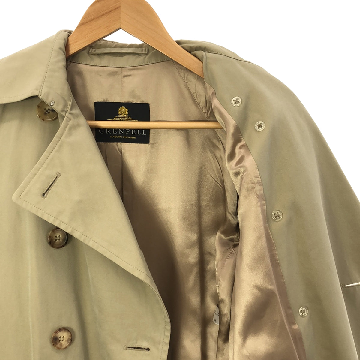 GRENFELL | Cotton trench coat | 34 | Beige | Women's