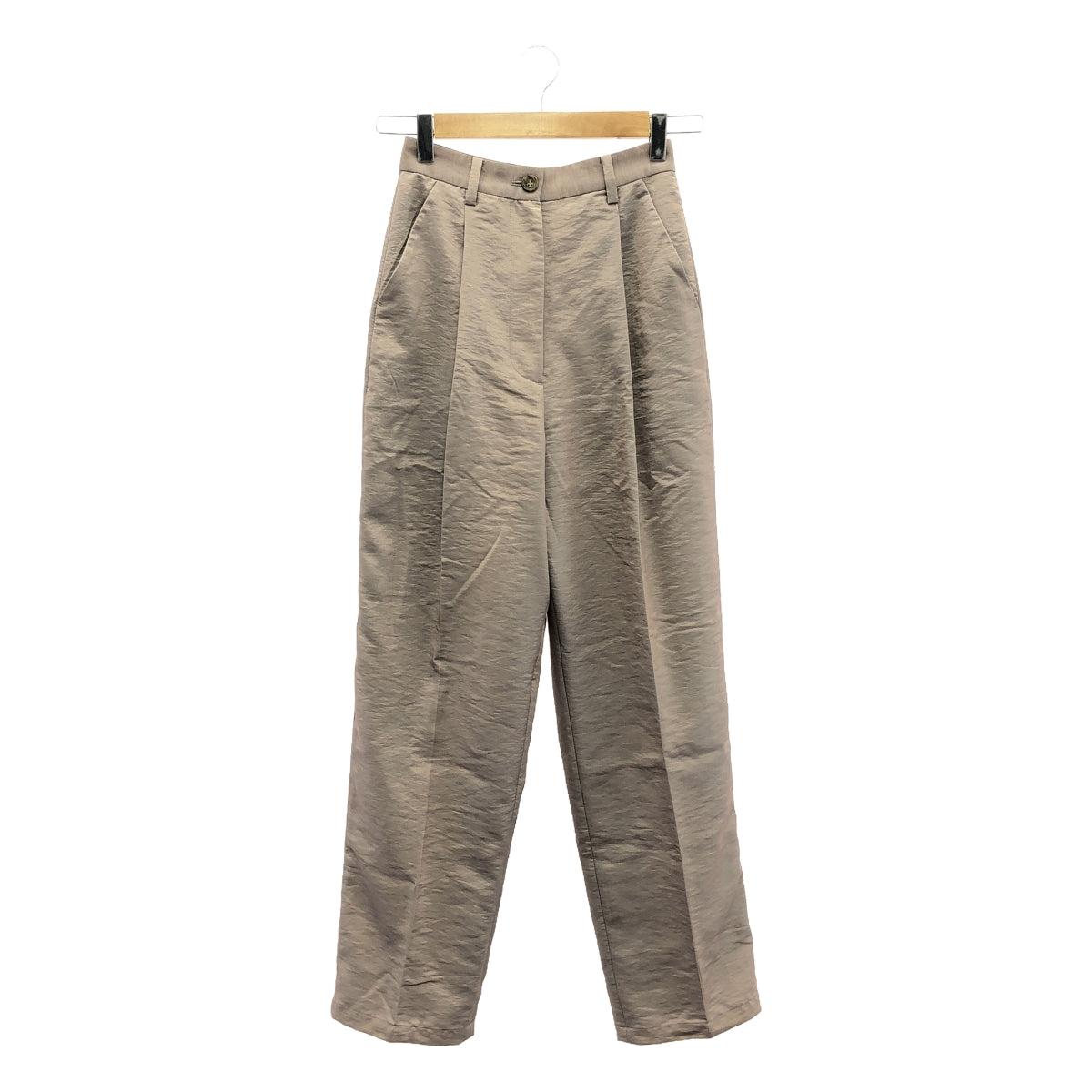 [新品] CLANE / CLANE |粗體彩色錐形褲 | 0 |紫色 |女性的