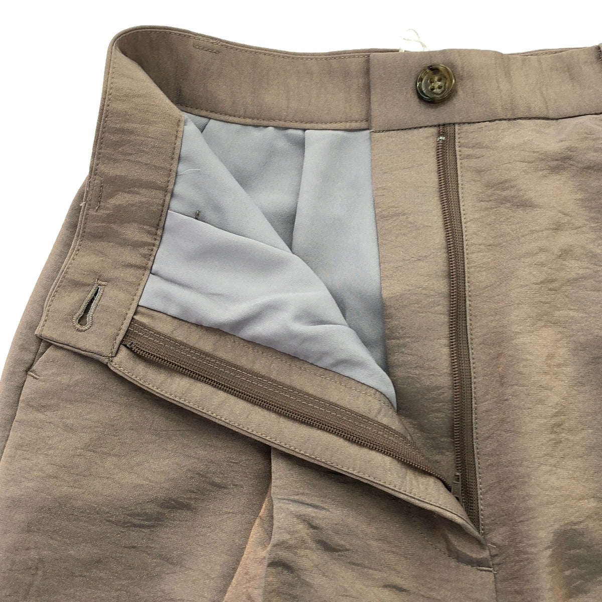 [新品] CLANE / CLANE |粗體彩色錐形褲 | 0 |紫色 |女性的