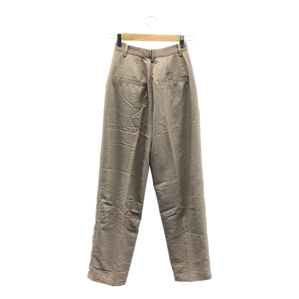 【新品】  CLANE / クラネ | GROSS COLOR TAPERED PANTS グロス カラー テーパードパンツ | 0 | パープル | レディース