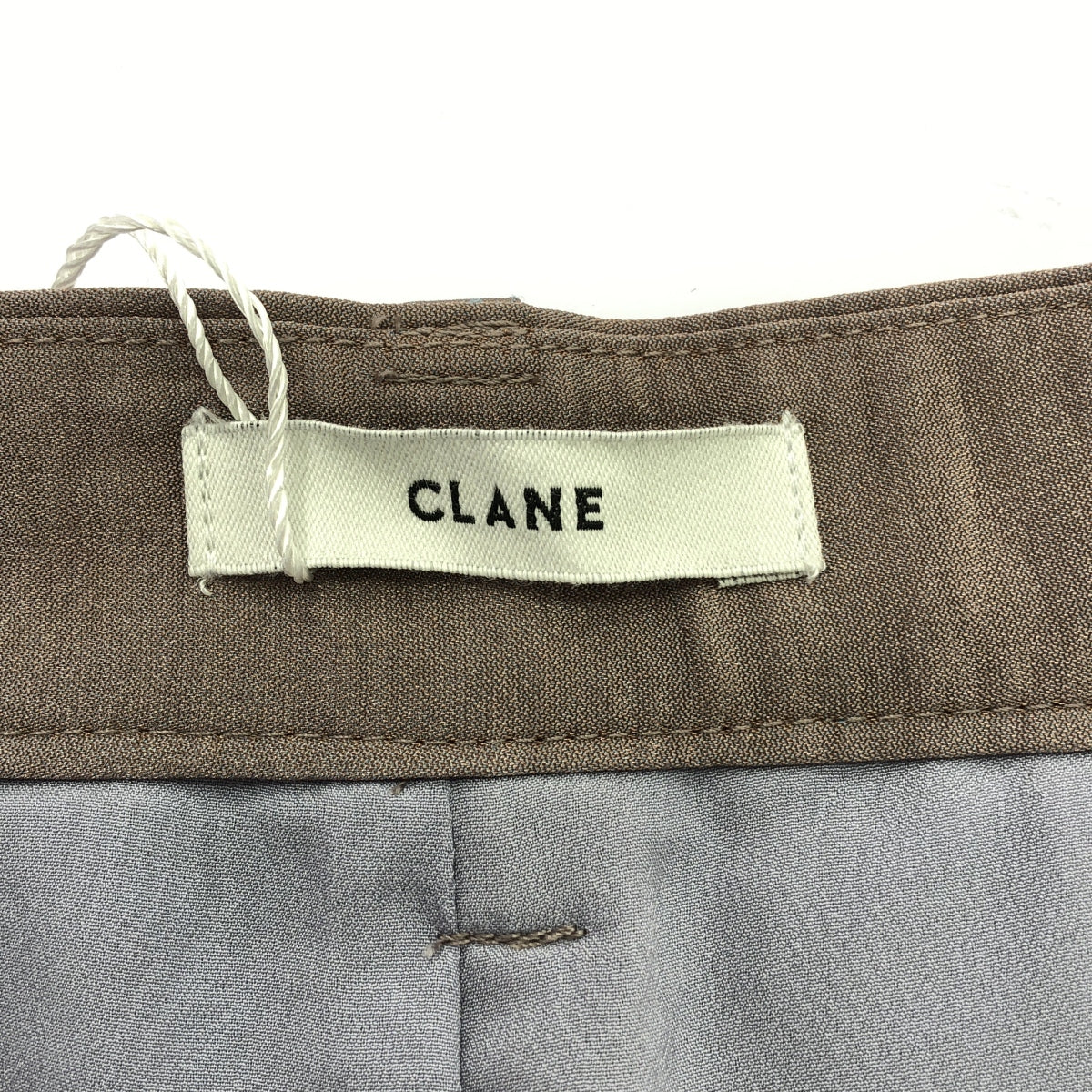 [新品] CLANE / CLANE |粗體彩色錐形褲 | 0 |紫色 |女性的